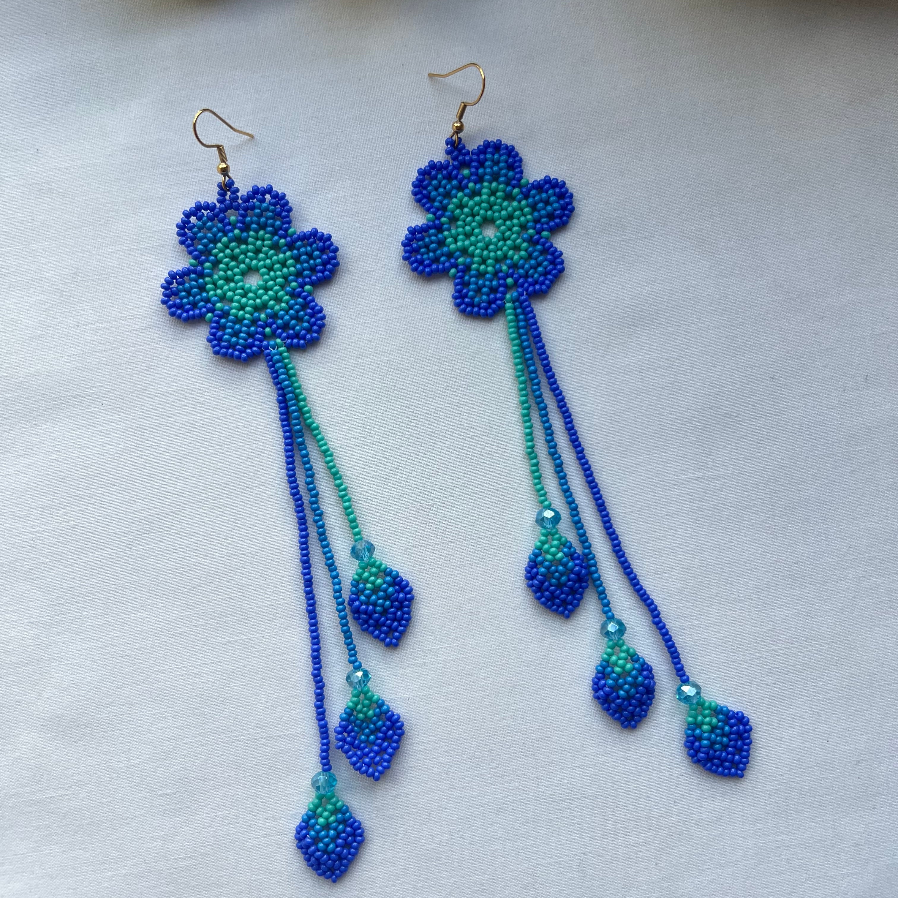 Arrow Bloom ✻ Embera Beaded Earrings