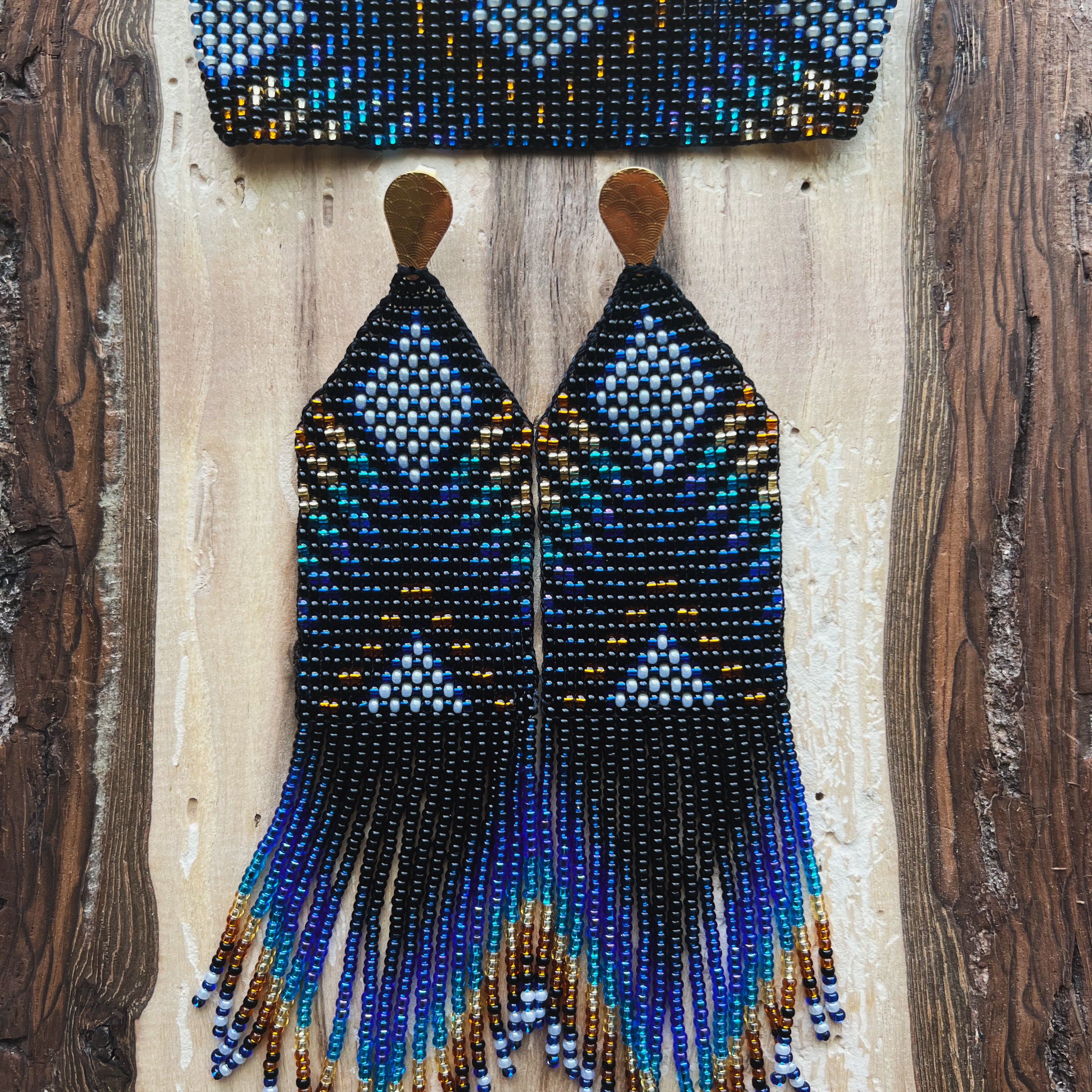 Sol Set ✻ Inga Beaded Earrings + Bracelet Set
