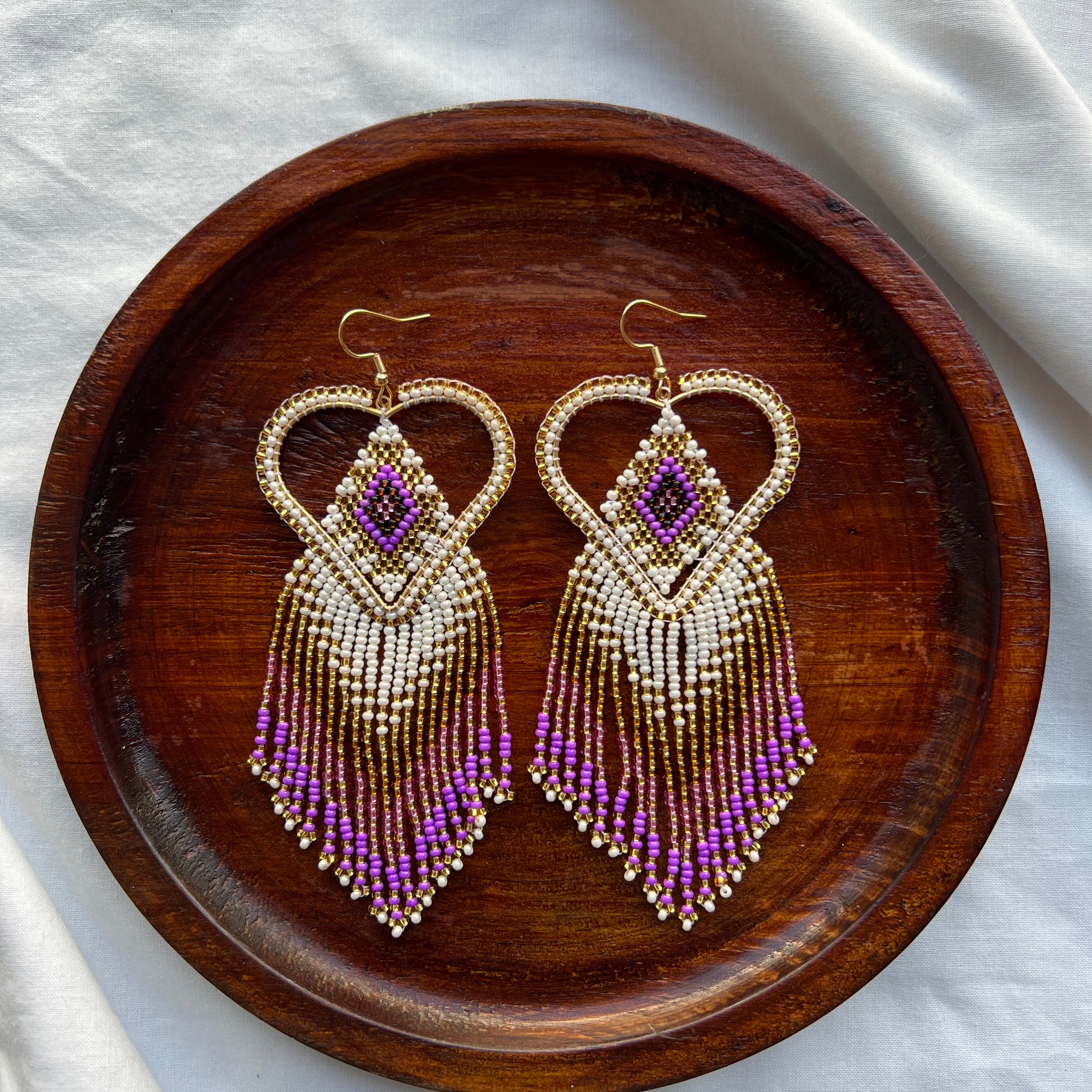 Mi Corazón ✻ Misak Beaded Earrings