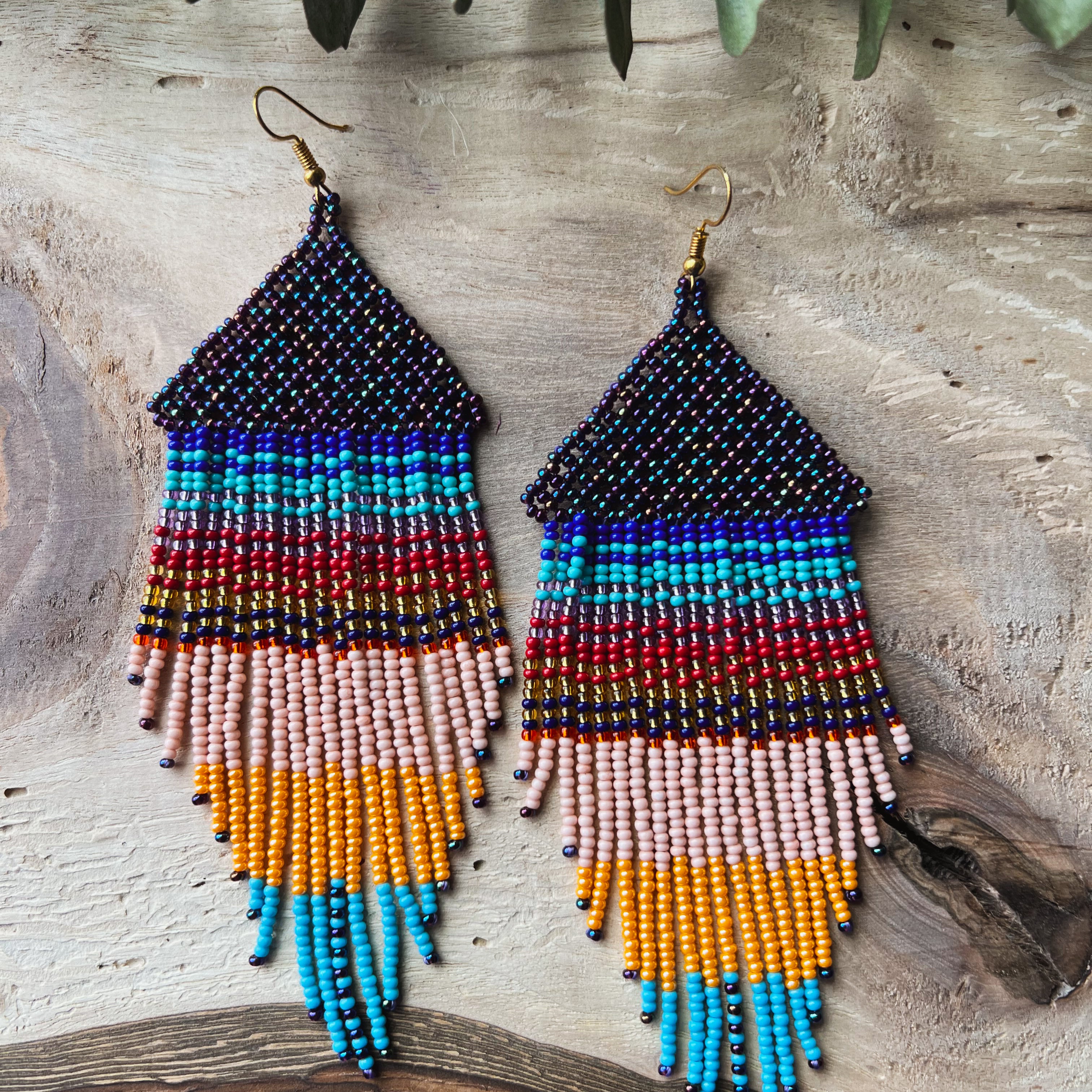 Chapu Sunsets ✻ Inga Beaded Earrings