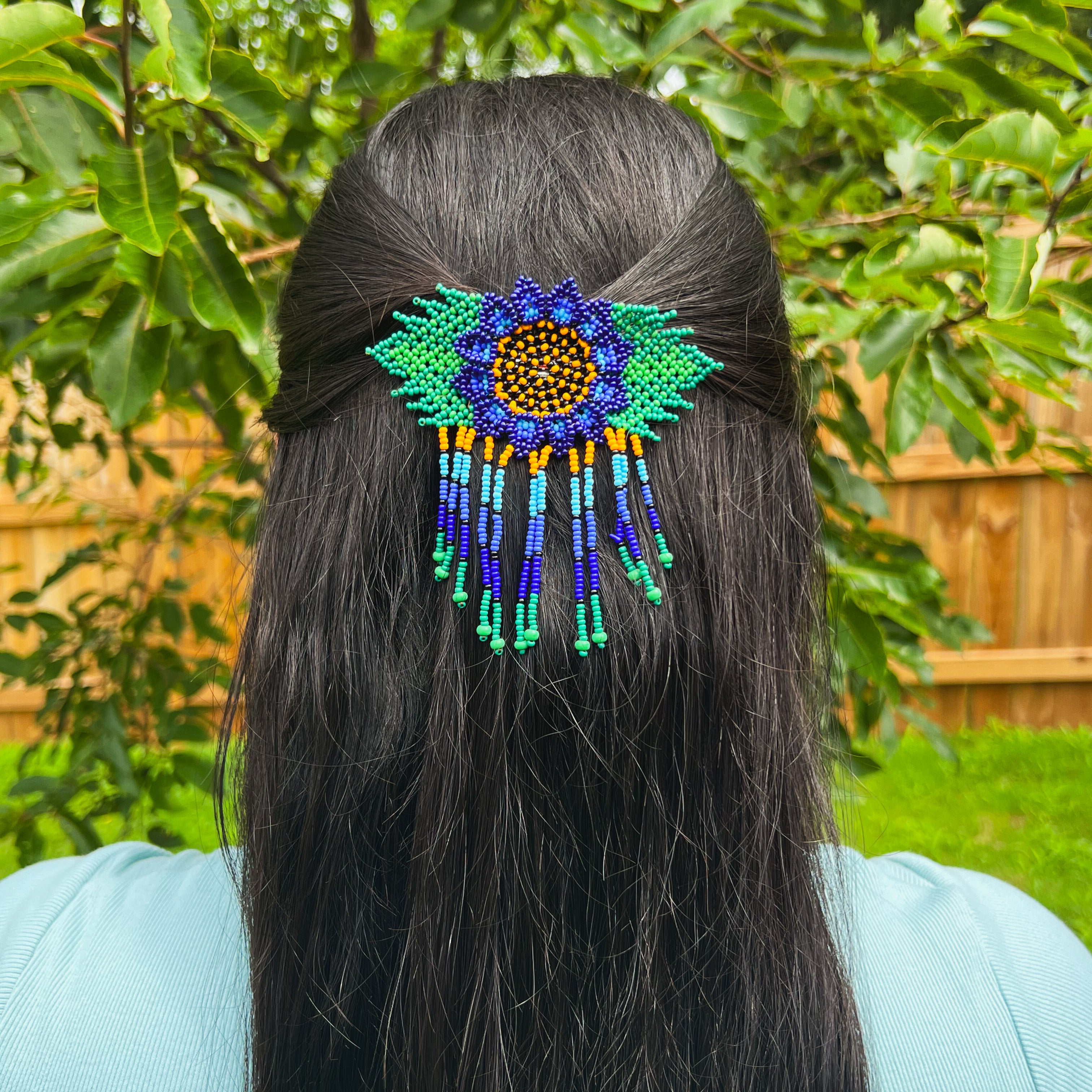 Flor Barrette ✻ Embera Beaded Hair Barrettes