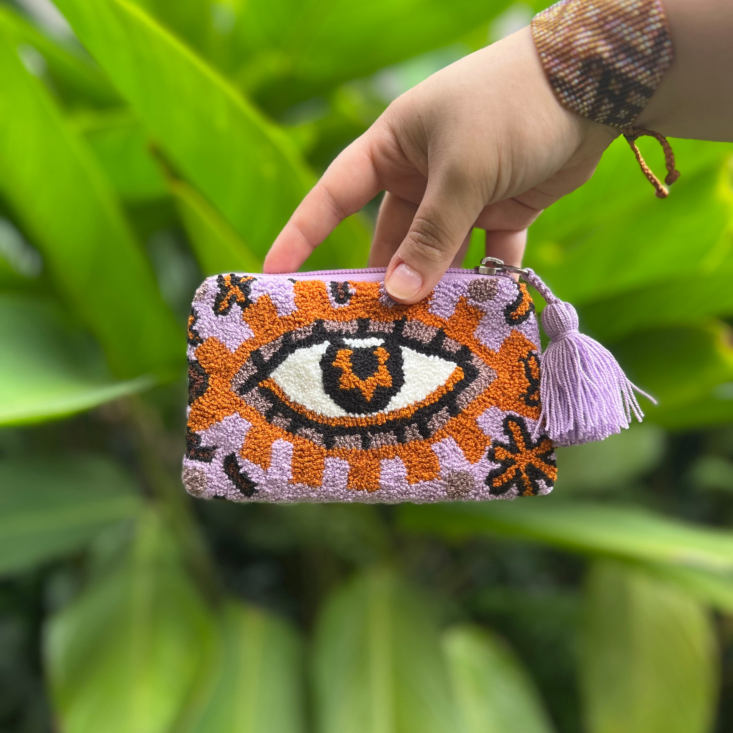 Ojos Tapizado ✻ Small Wayuu Clutch