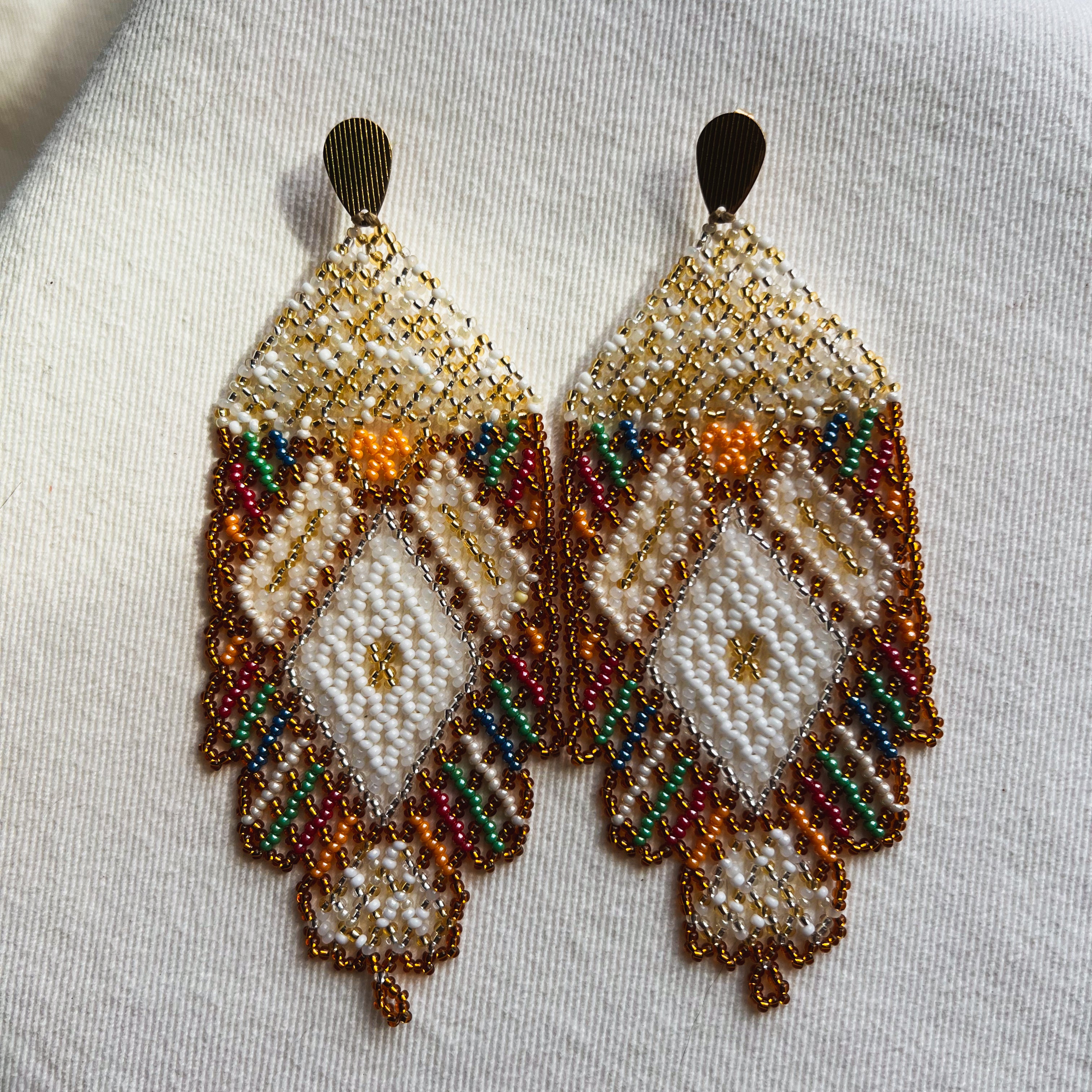 Lace-y ✻ Inga Beaded Earrings