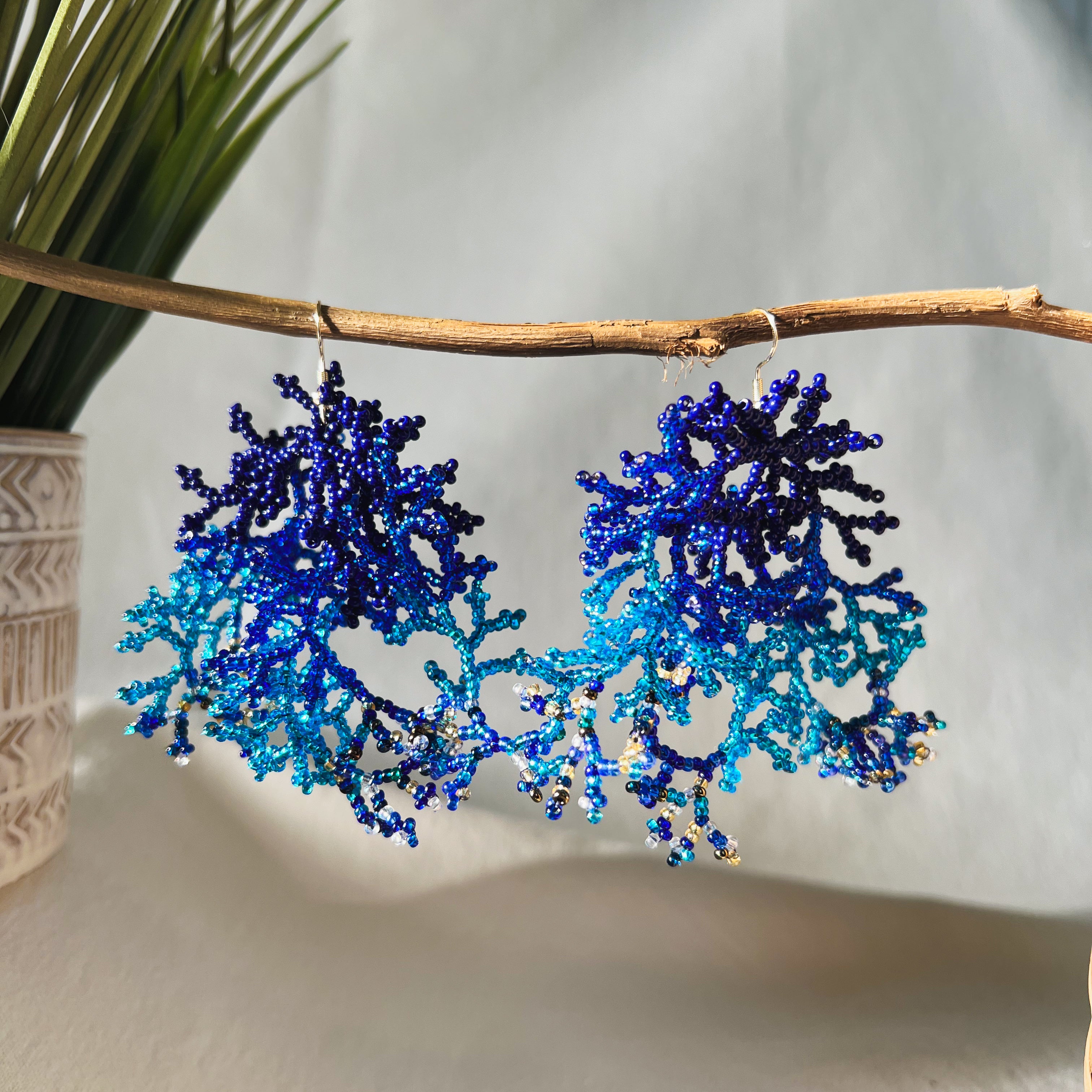 Corals ✻ Inga Beaded Earrings