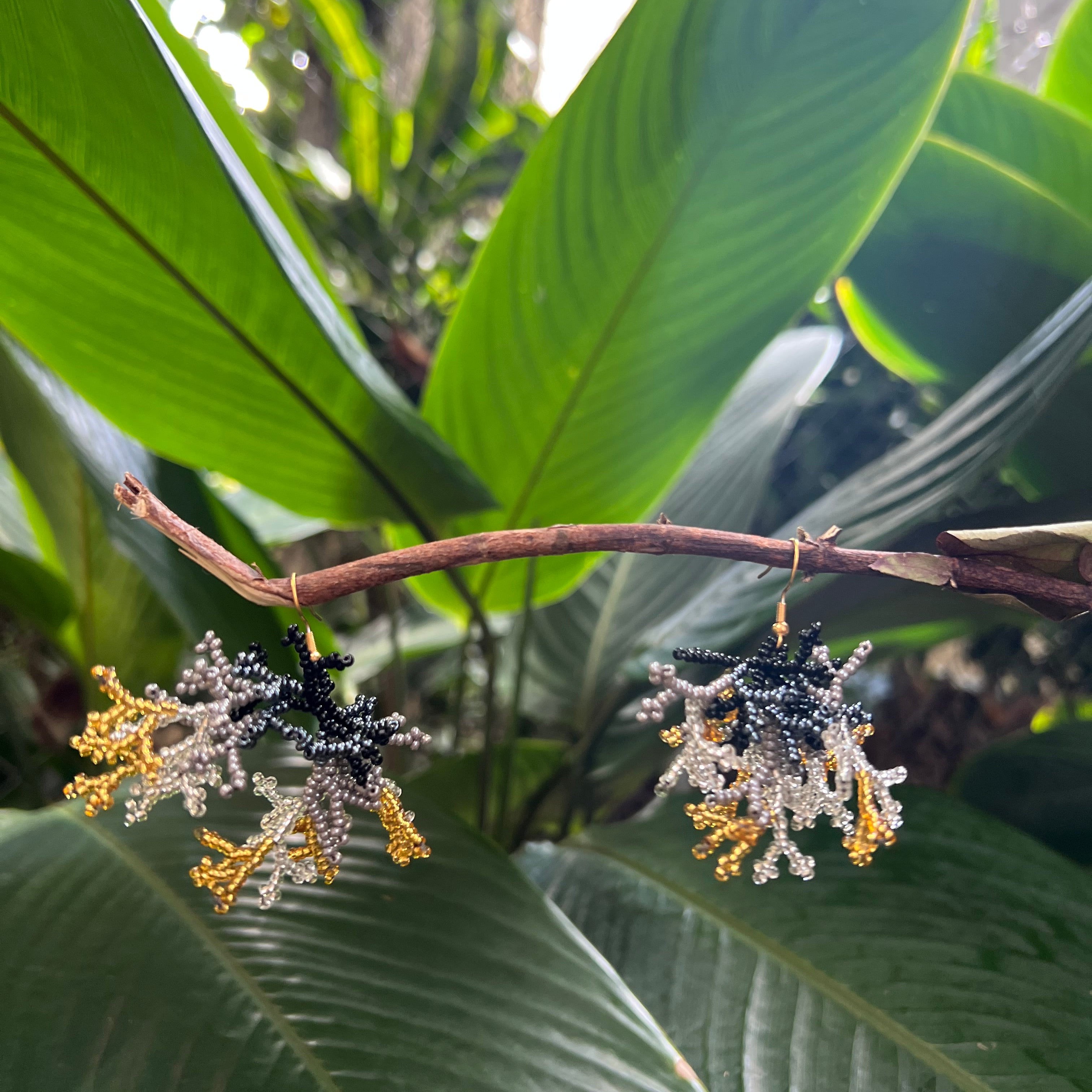 Mini Corals ✻ Inga Beaded Earrings