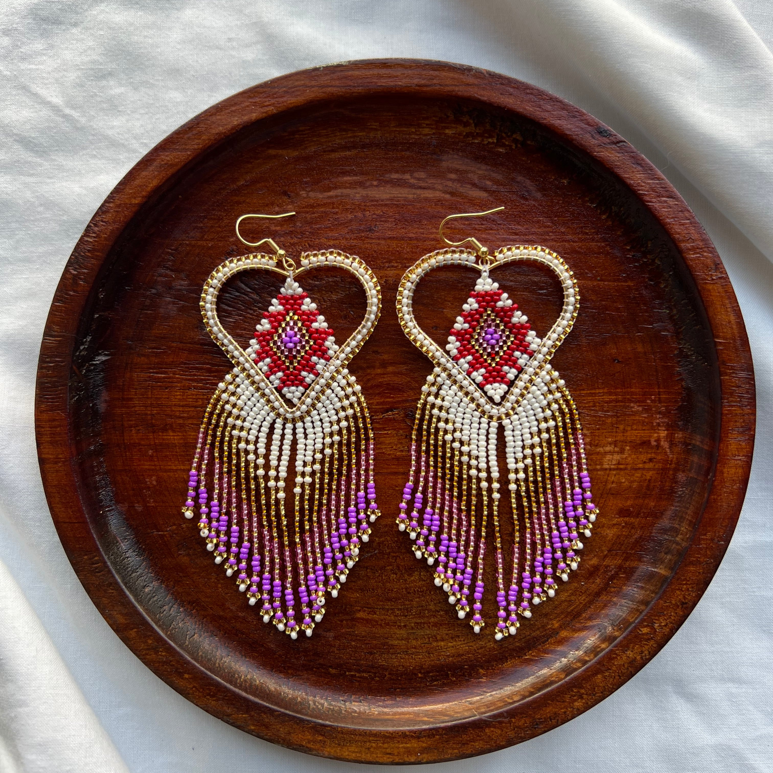 Mi Corazón ✻ Misak Beaded Earrings