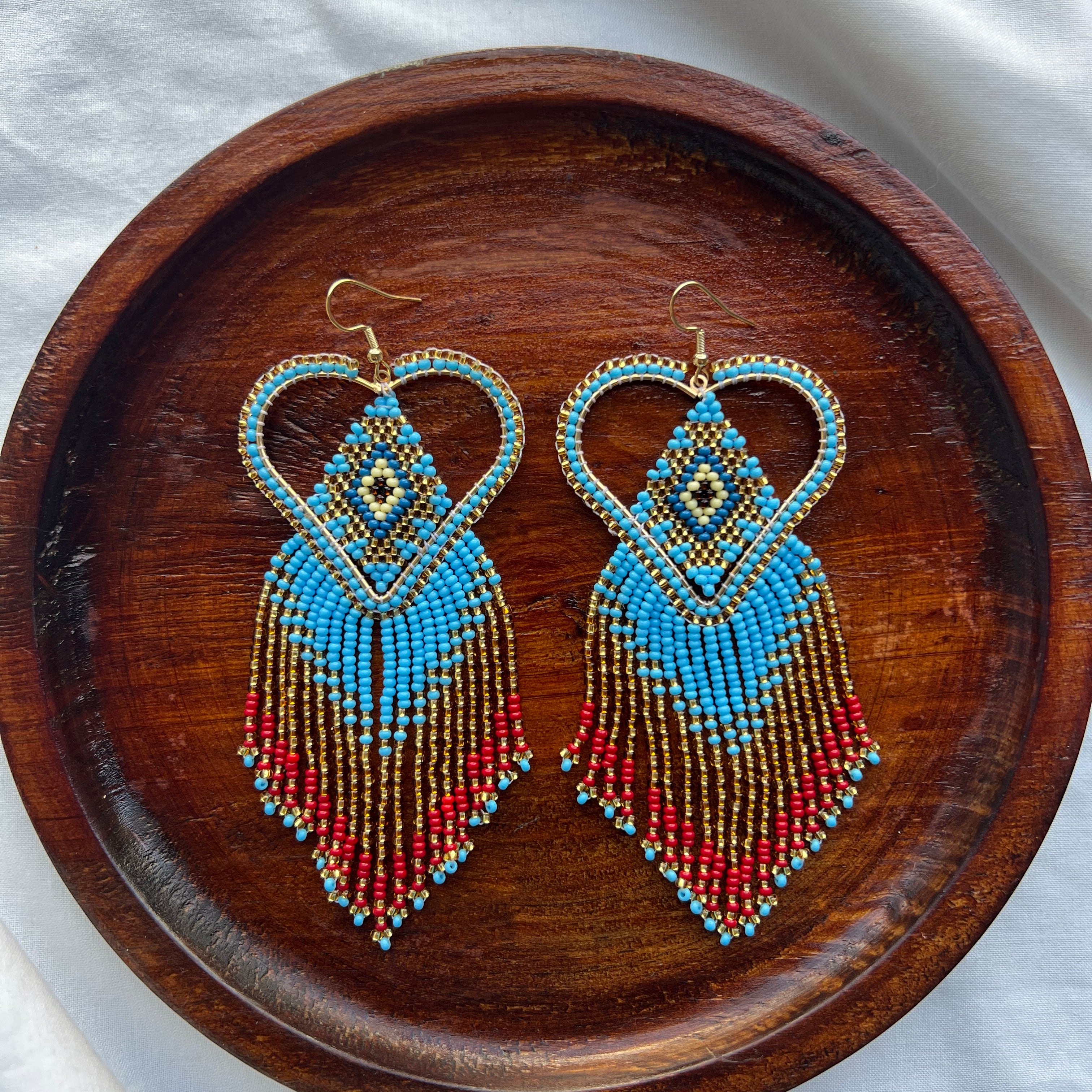 Mi Corazón ✻ Misak Beaded Earrings