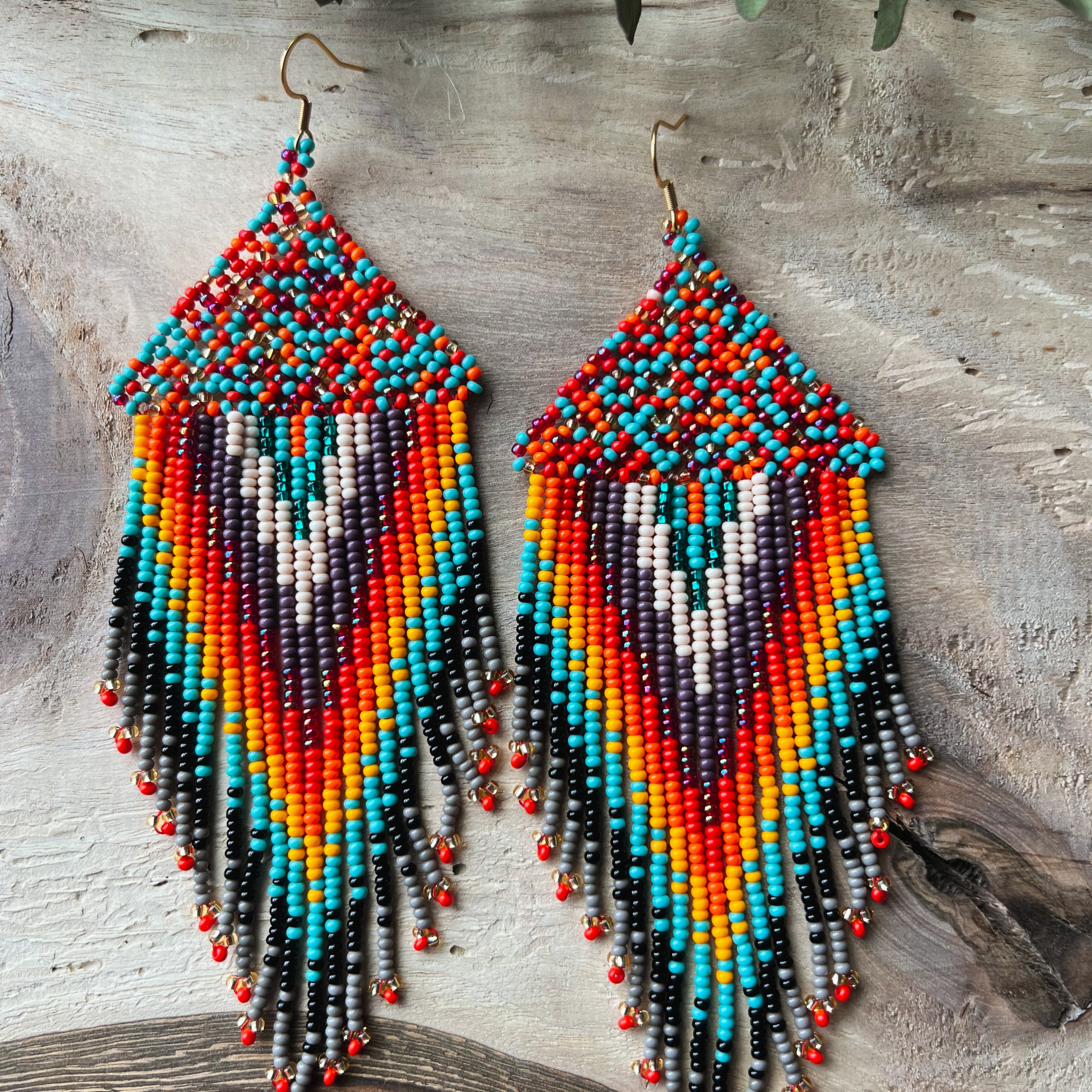 Chapu Sunsets ✻ Inga Beaded Earrings