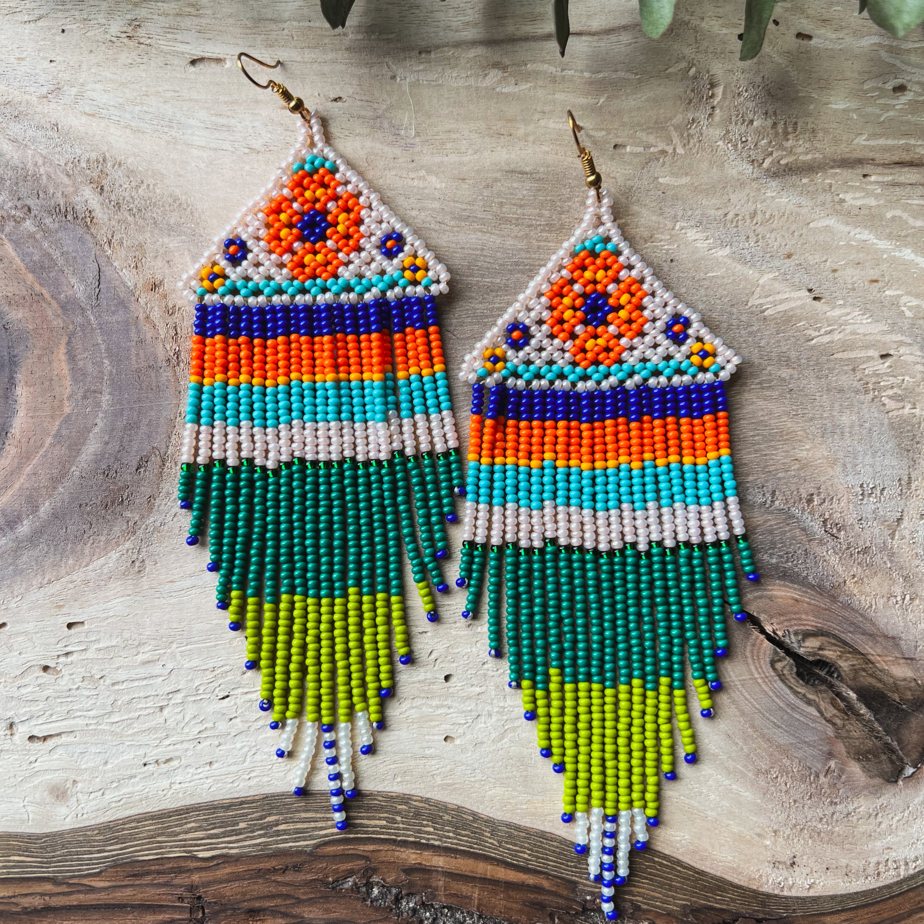Chapu Sunsets ✻ Inga Beaded Earrings