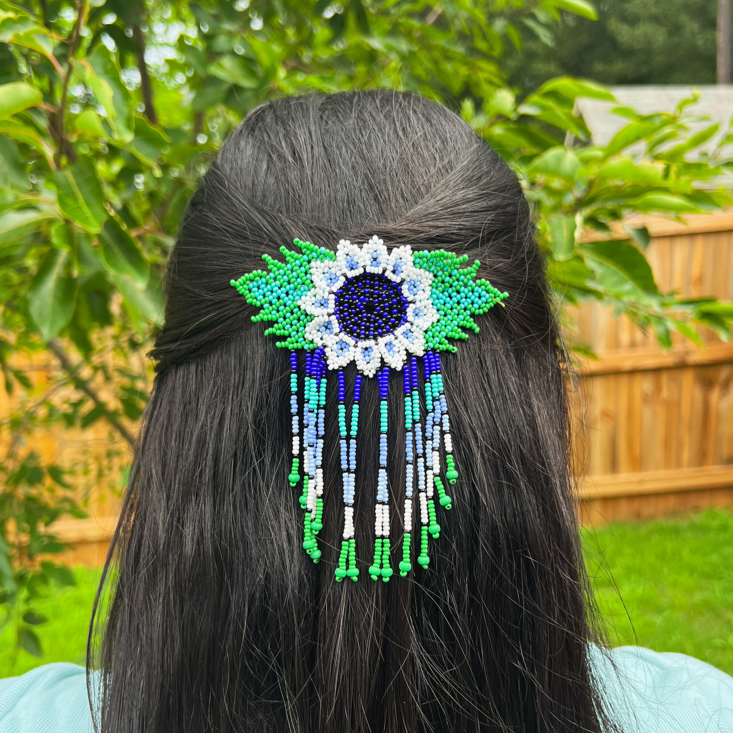 Flor Barrette ✻ Embera Beaded Hair Barrettes