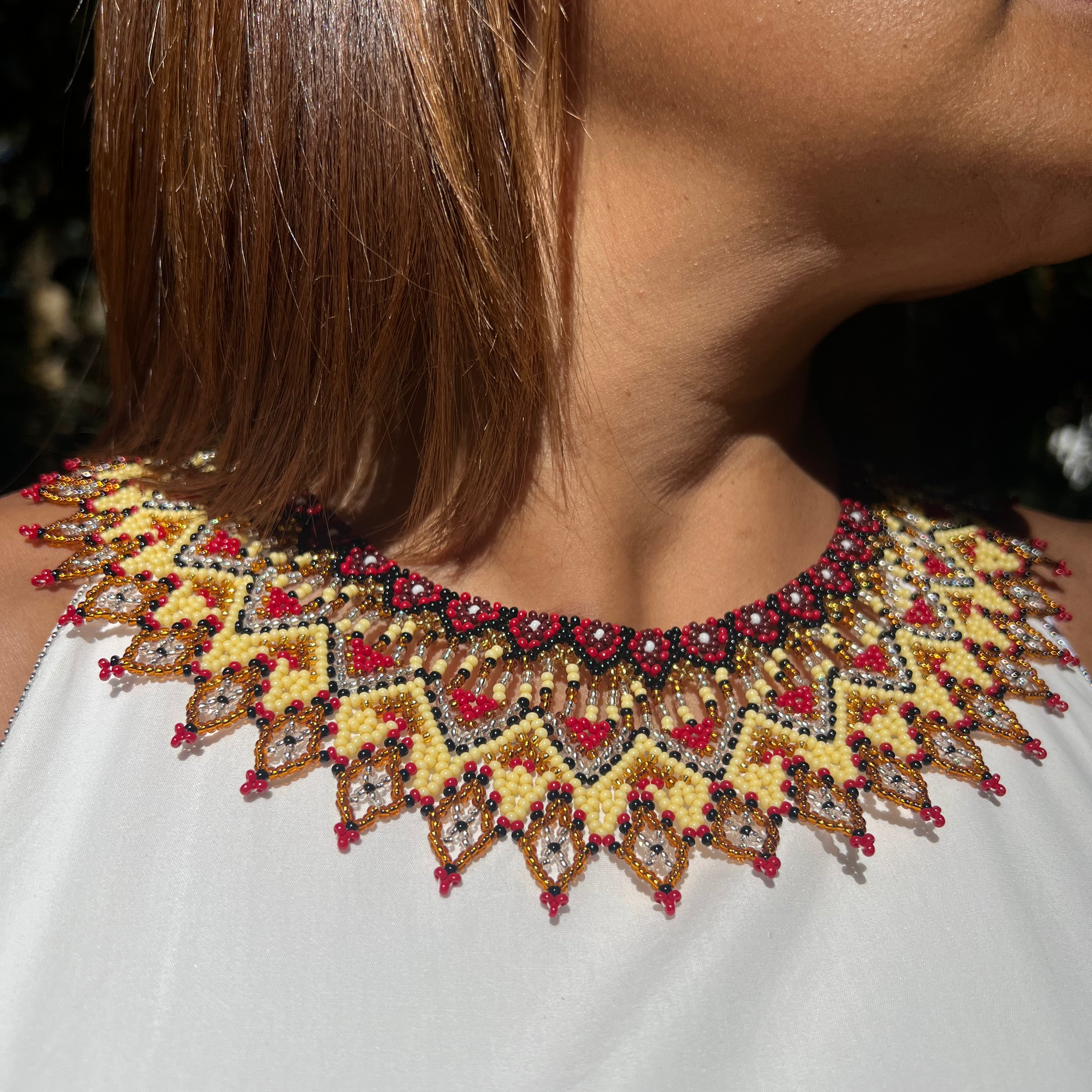 Drua Okama ✻ Embera Beaded Necklace