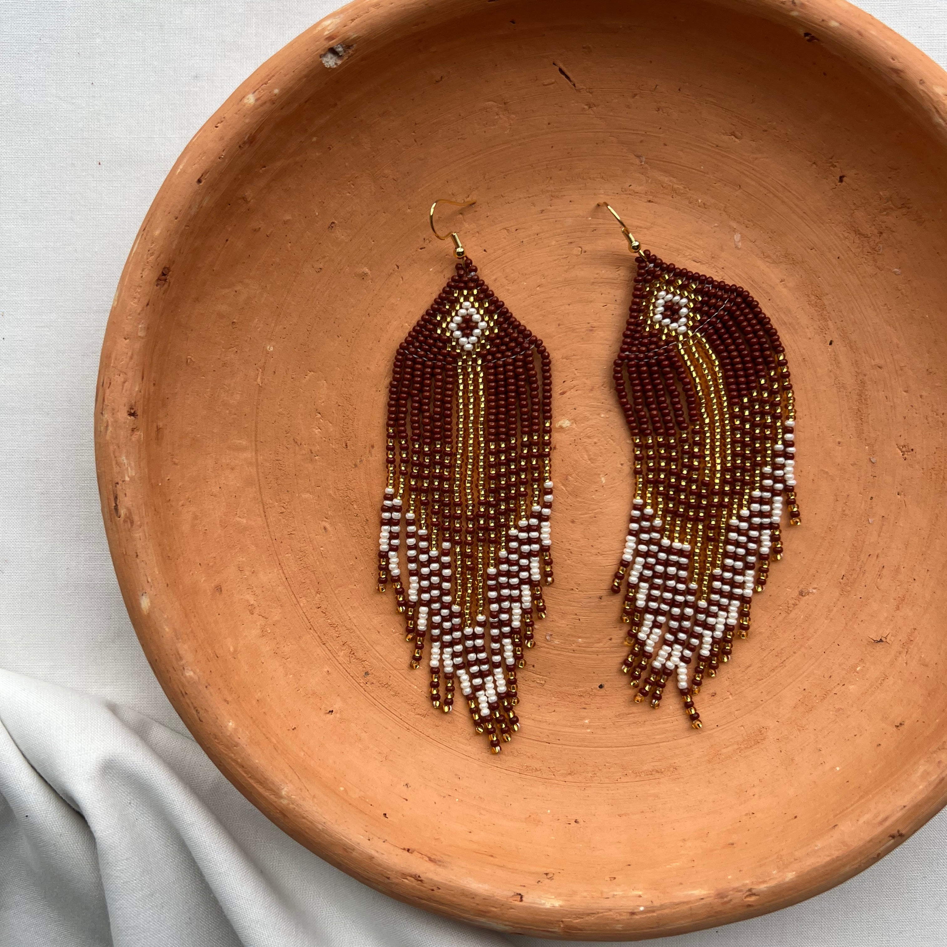 Meses ✻ Misak Beaded Earrings