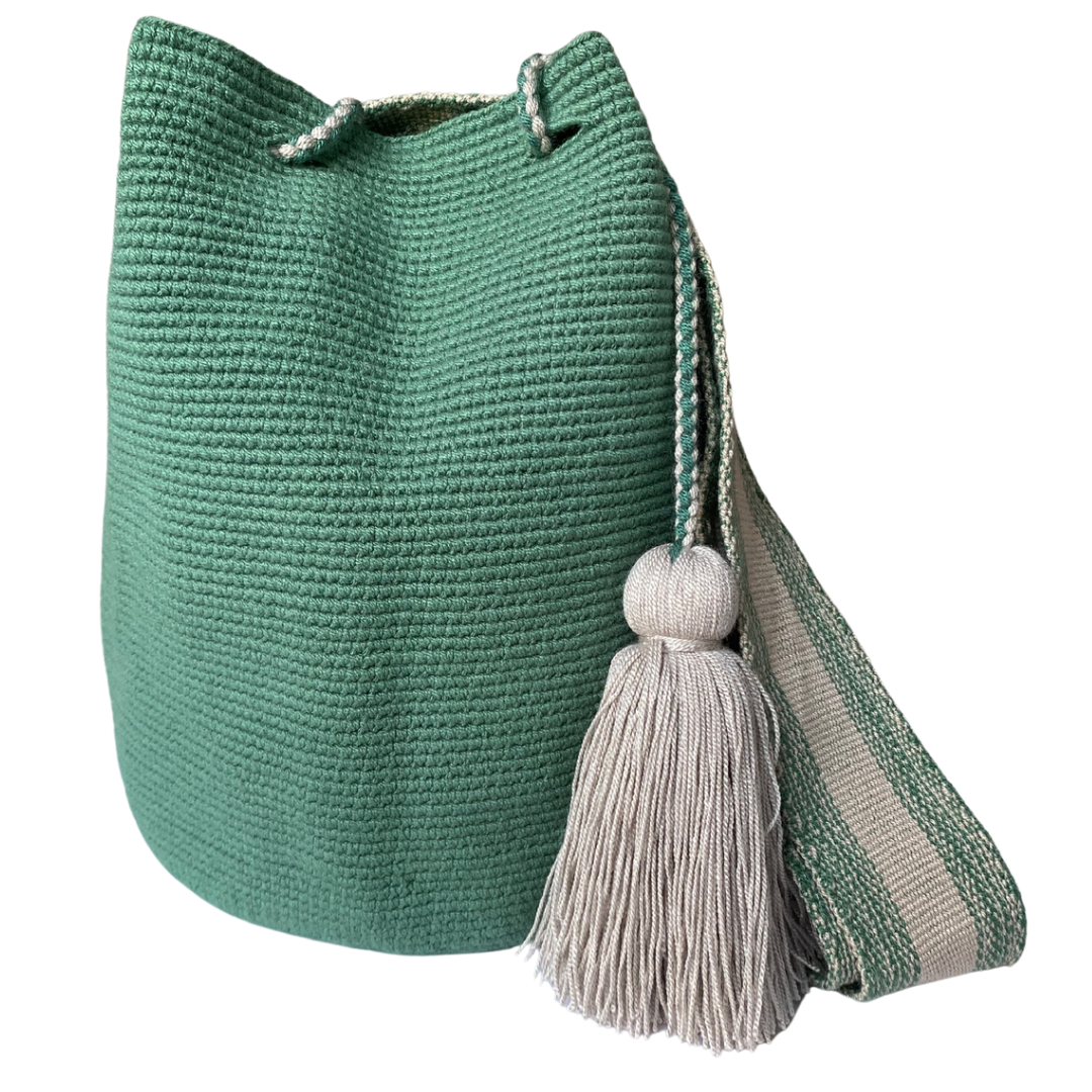Sage ✻ Large Wayuu Mochila