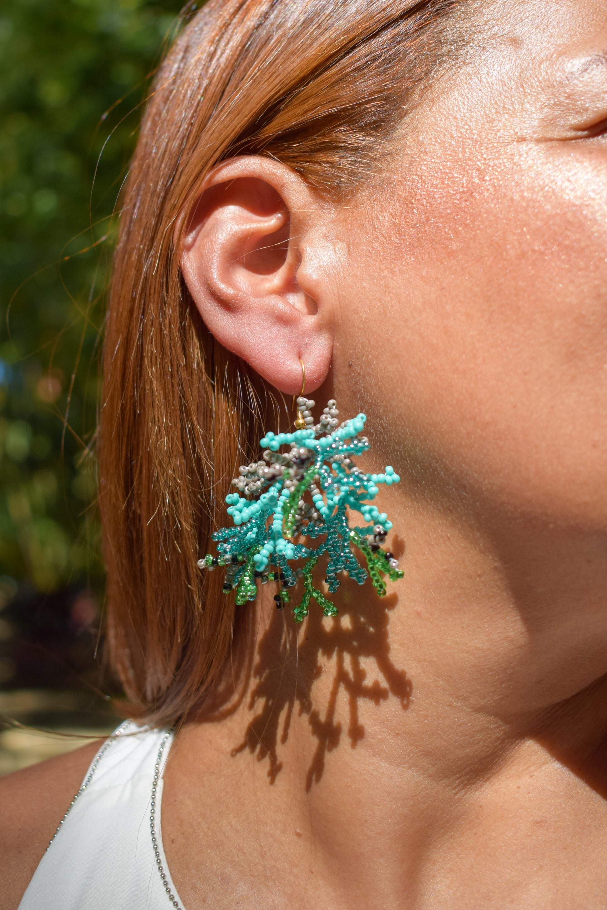 Mini Corals ✻ Inga Beaded Earrings
