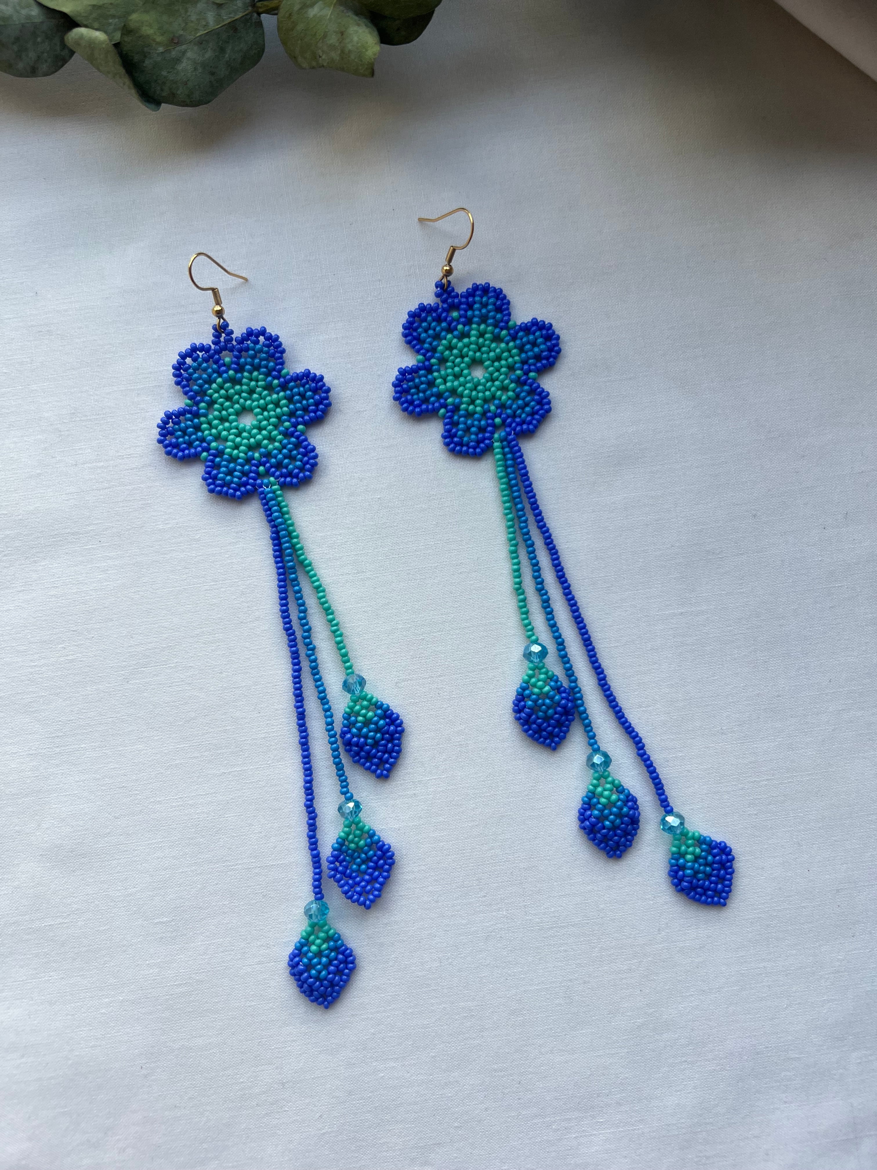 Arrow Bloom ✻ Embera Beaded Earrings