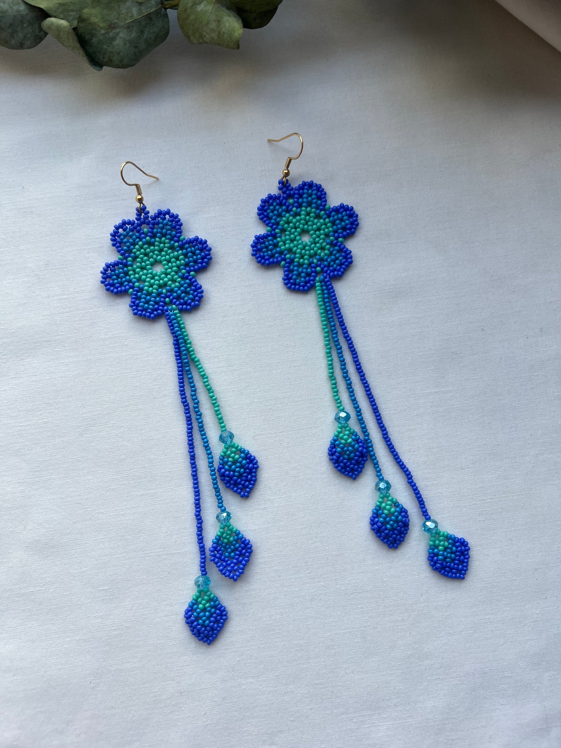 Arrow Bloom ✻ Embera Beaded Earrings