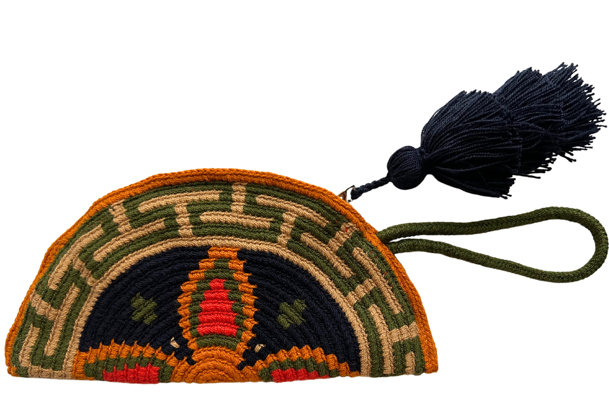 Half Moon ✻ Wayuu Clutch