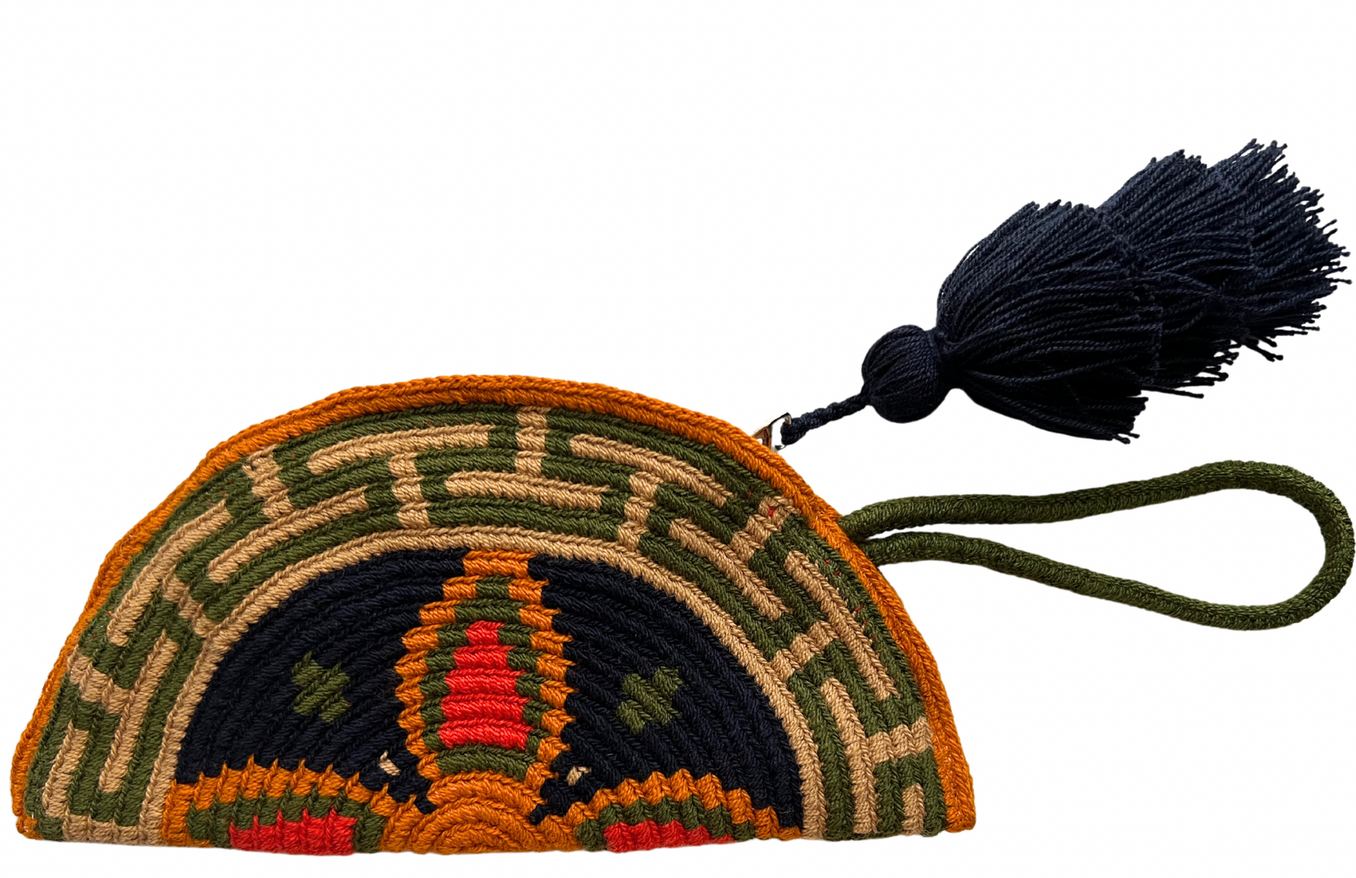 Half Moon ✻ Wayuu Clutch