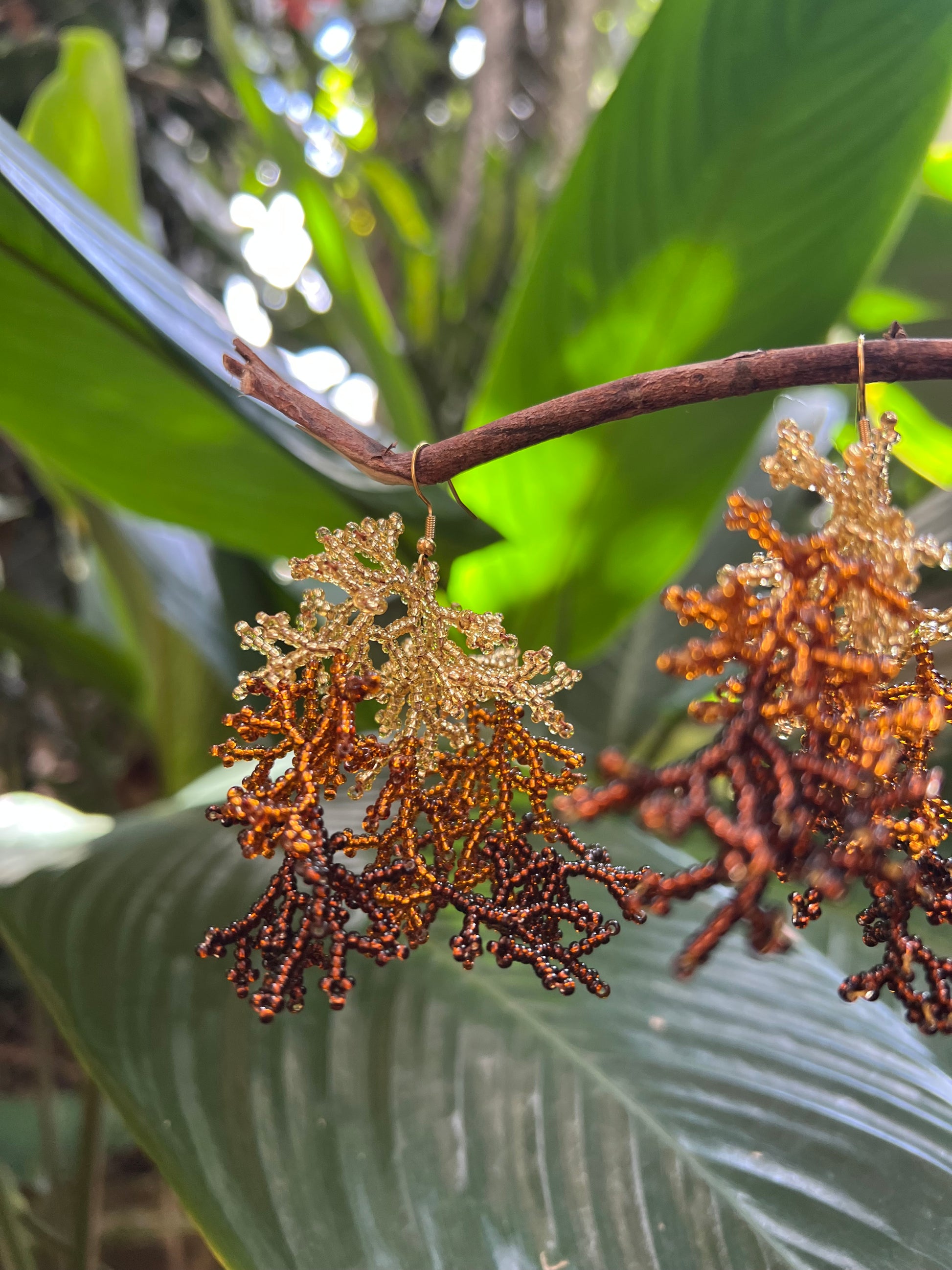 Corals ✻ Inga Beaded Earrings