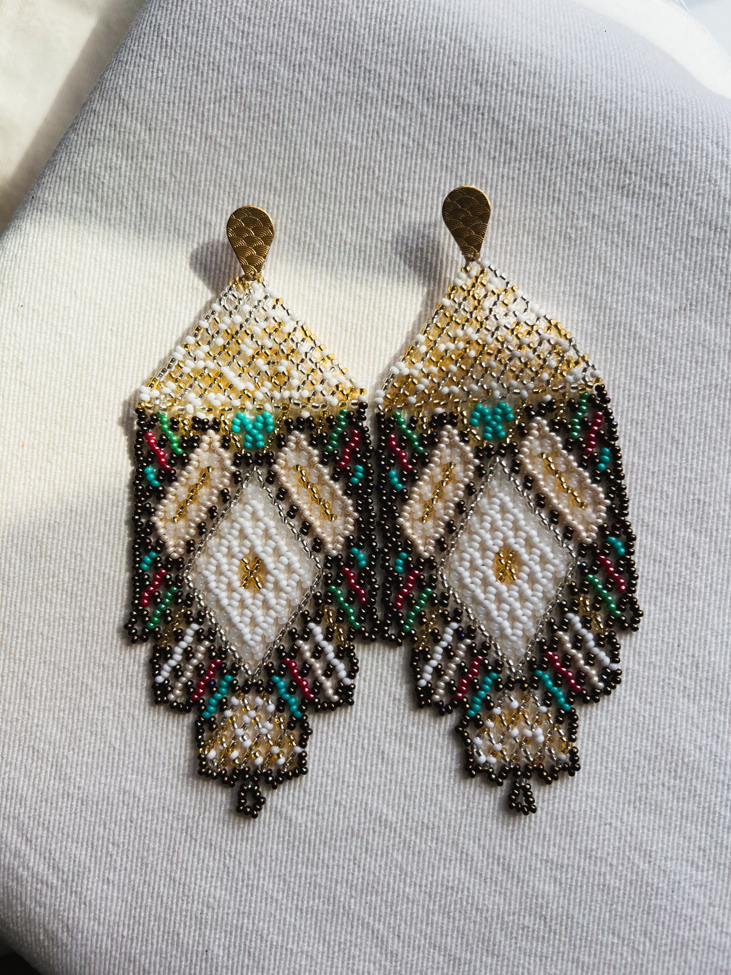 Lace-y ✻ Inga Beaded Earrings