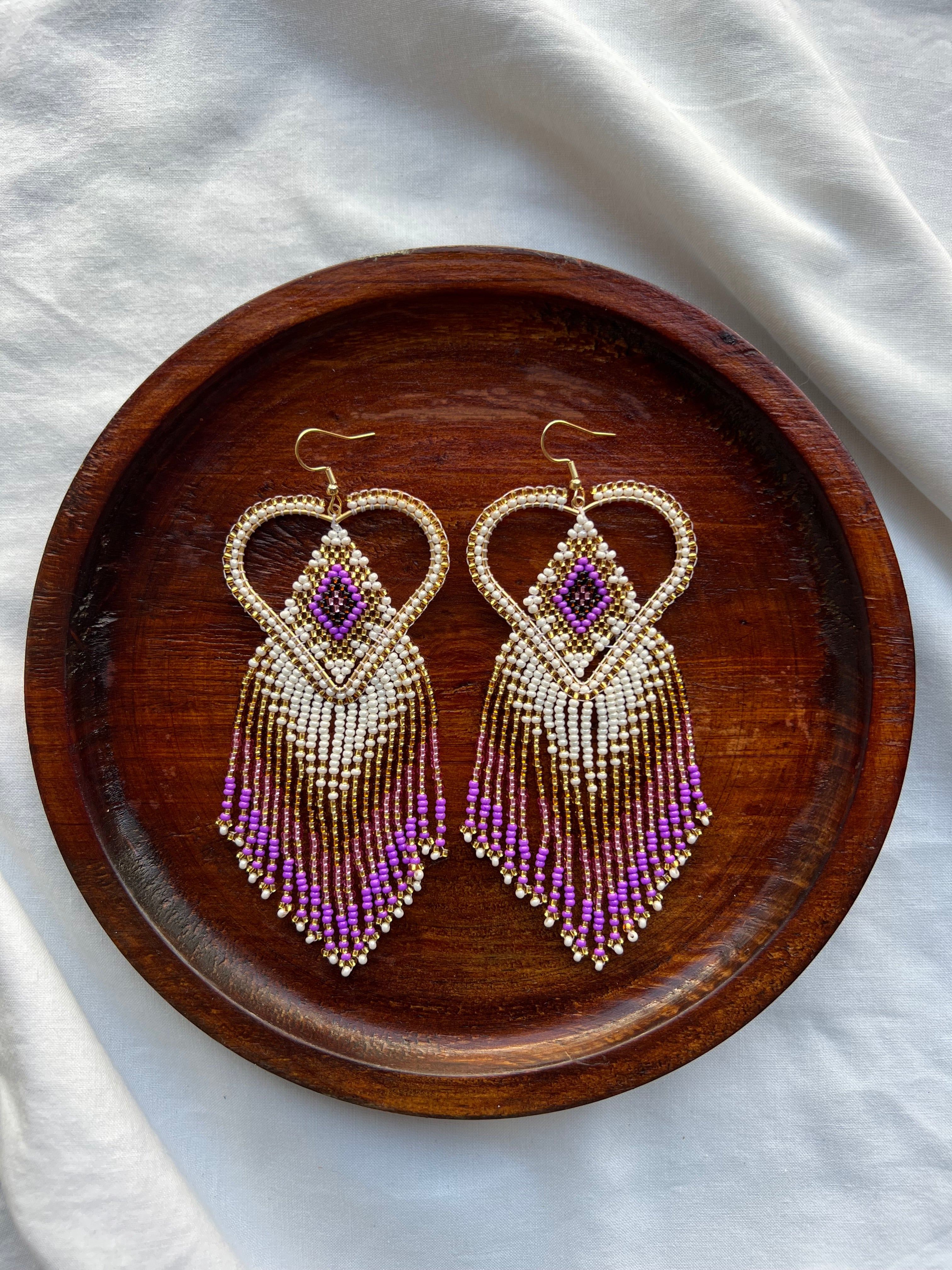 Mi Corazón ✻ Misak Beaded Earrings