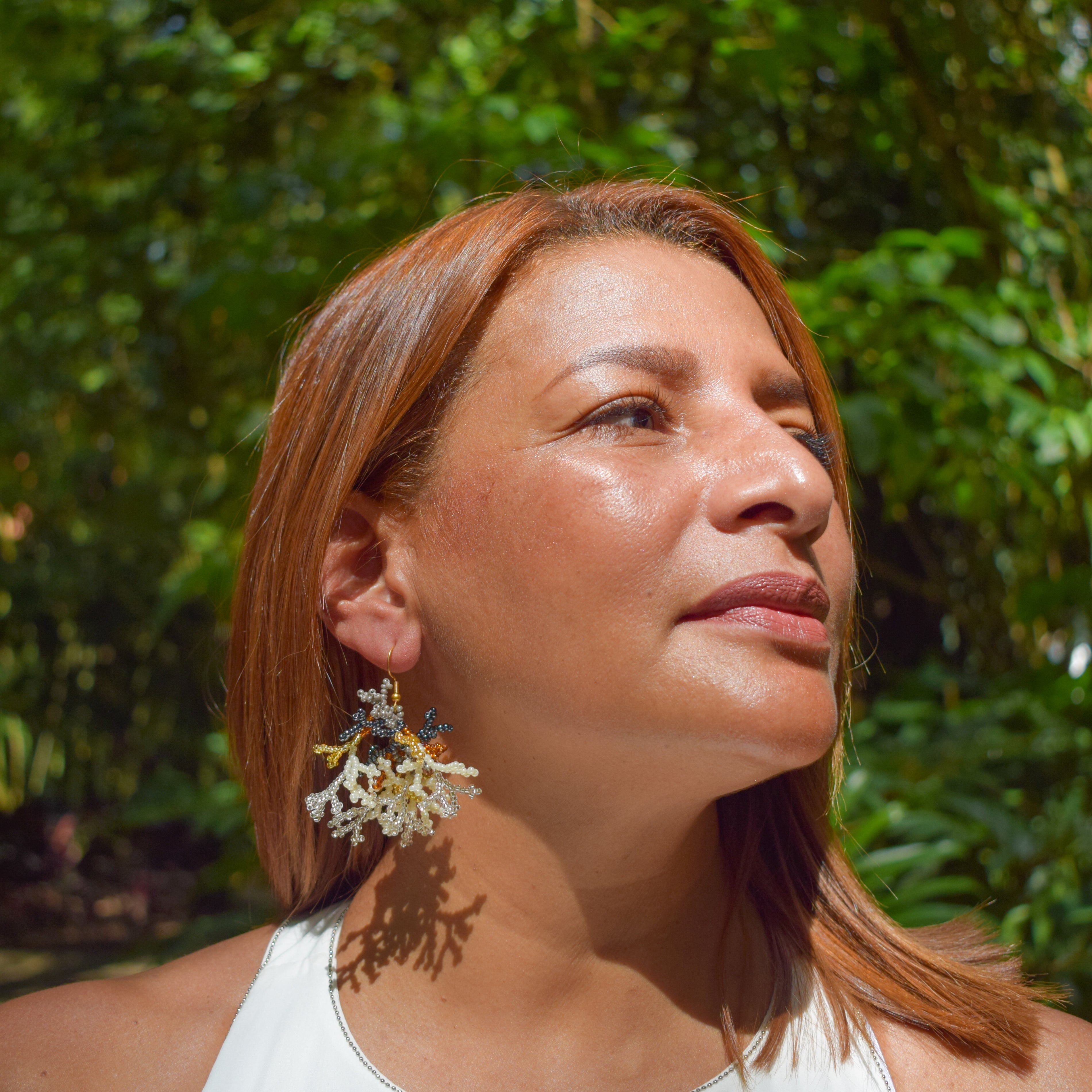 Mini Corals ✻ Inga Beaded Earrings