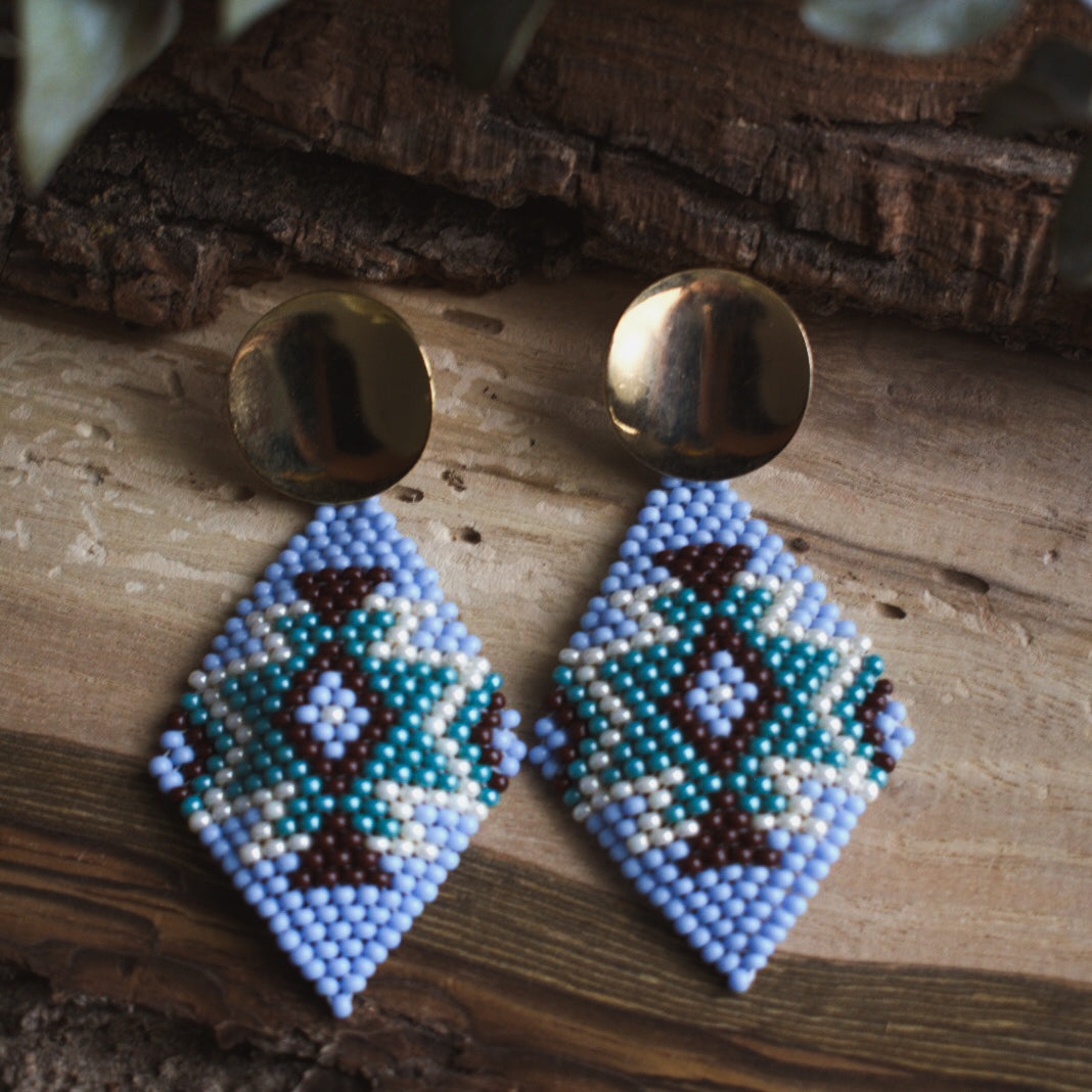 Diamante ✻ Misak Beaded Earrings