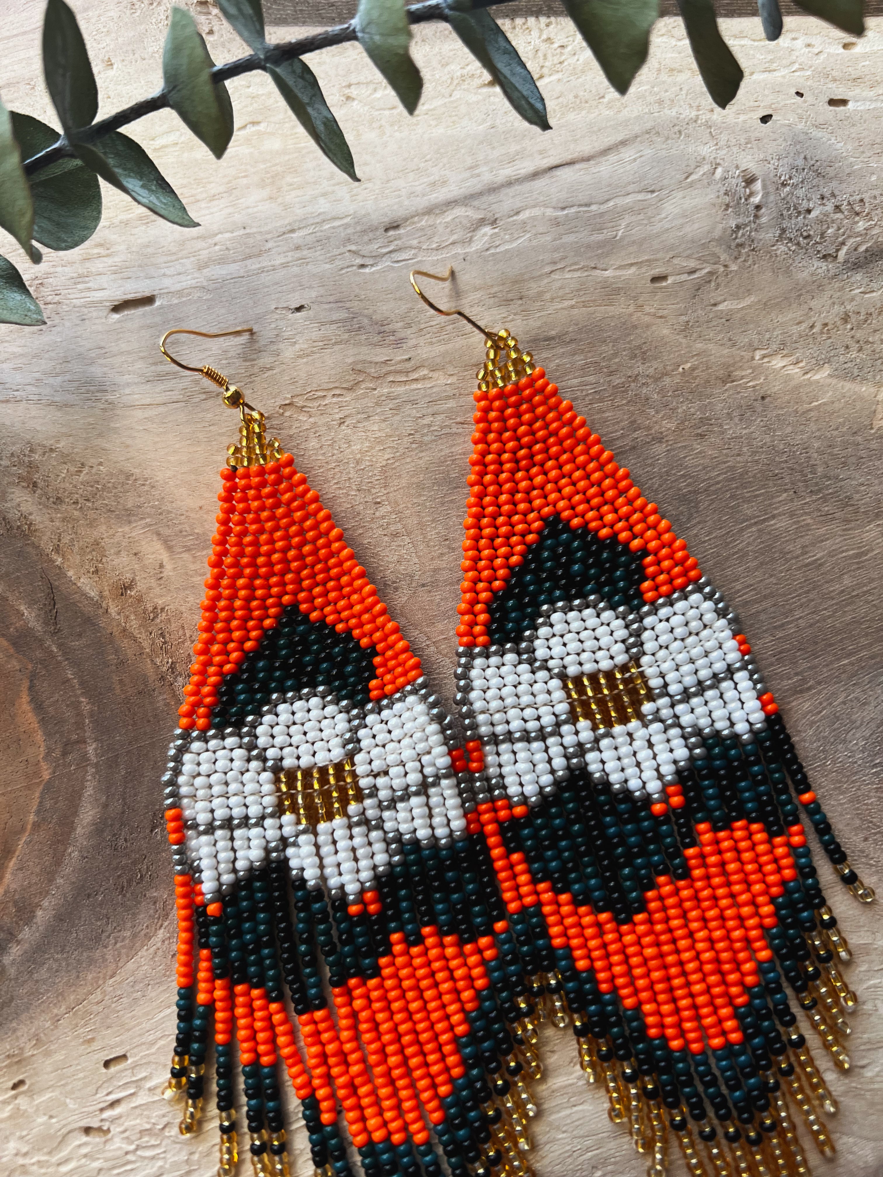Dogwood ✻ Misak Beaded Earrings