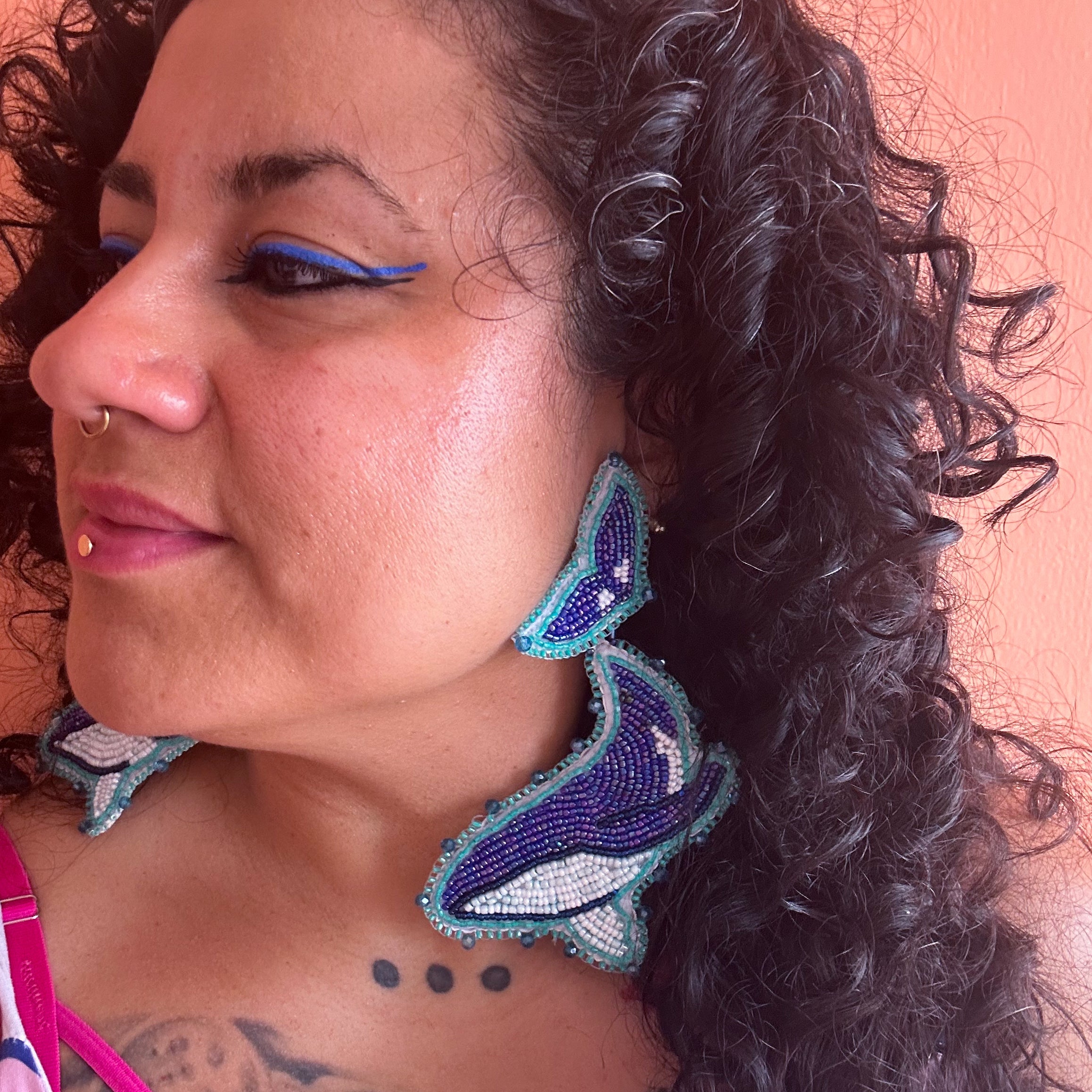 Humpback Whale Earrings ✻ Stinging Ray Collection (MADE TO ORDER)