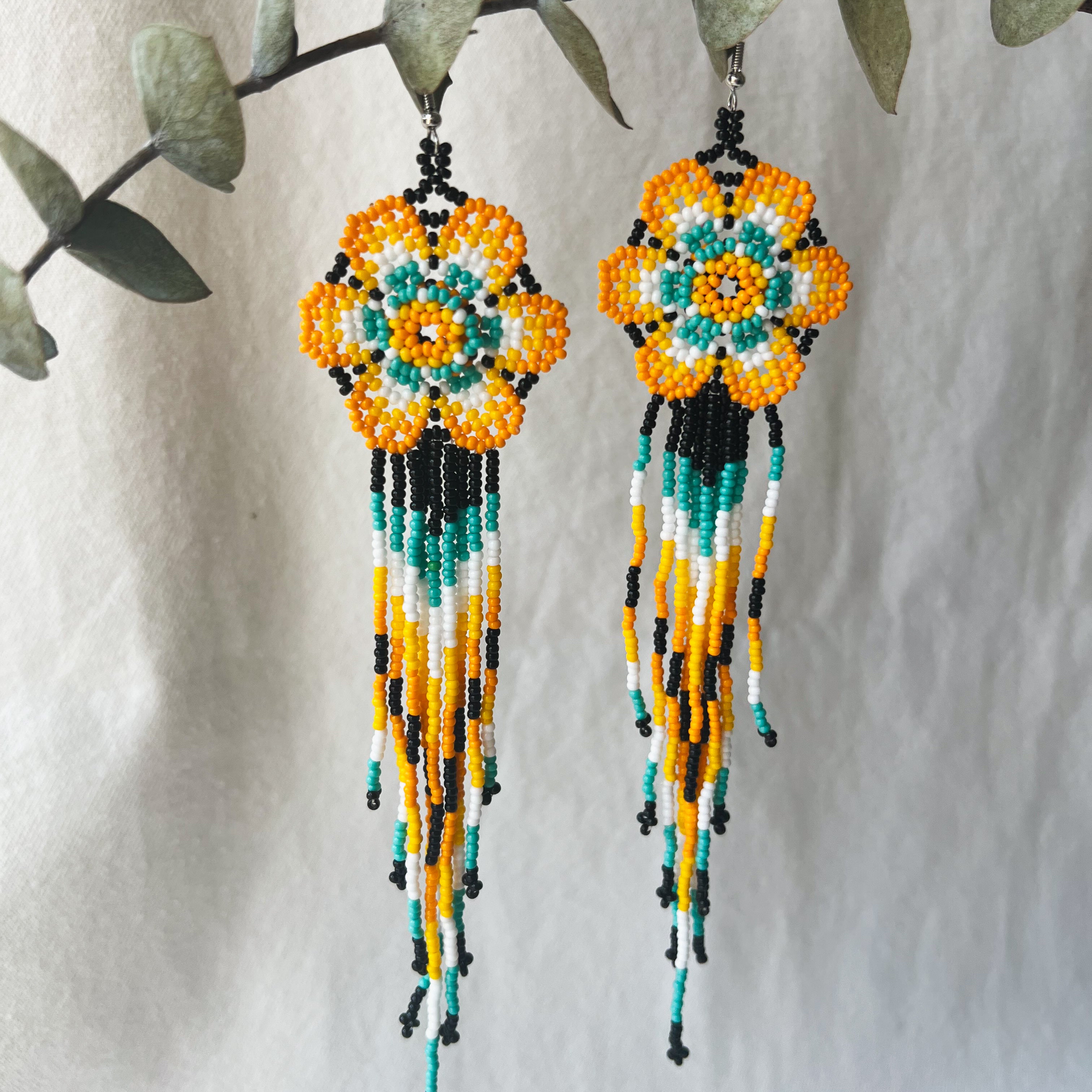 Larguitas ✻ Embera Beaded Earrings