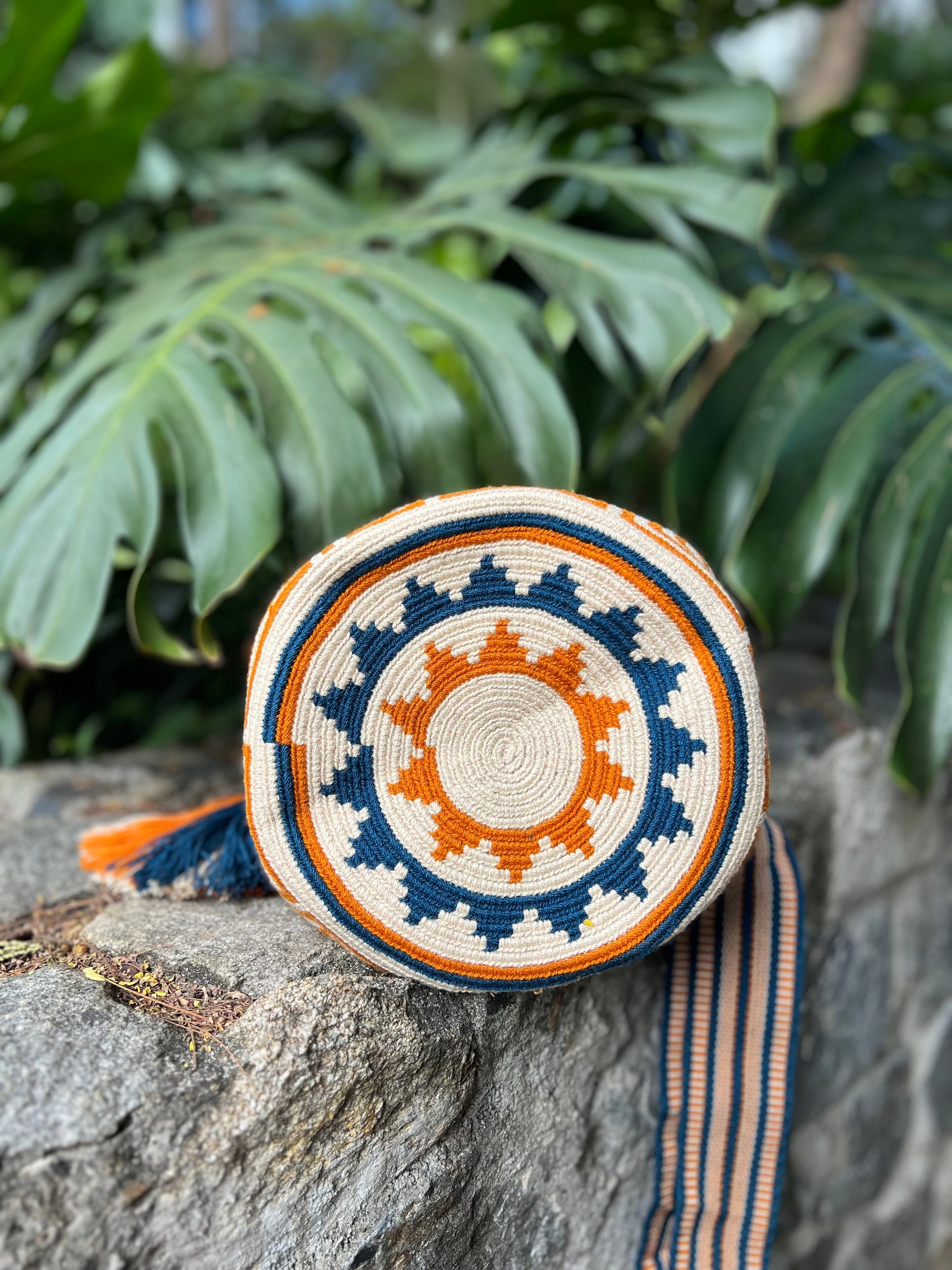 Labra Blue ✻ Large Wayuu Mochila