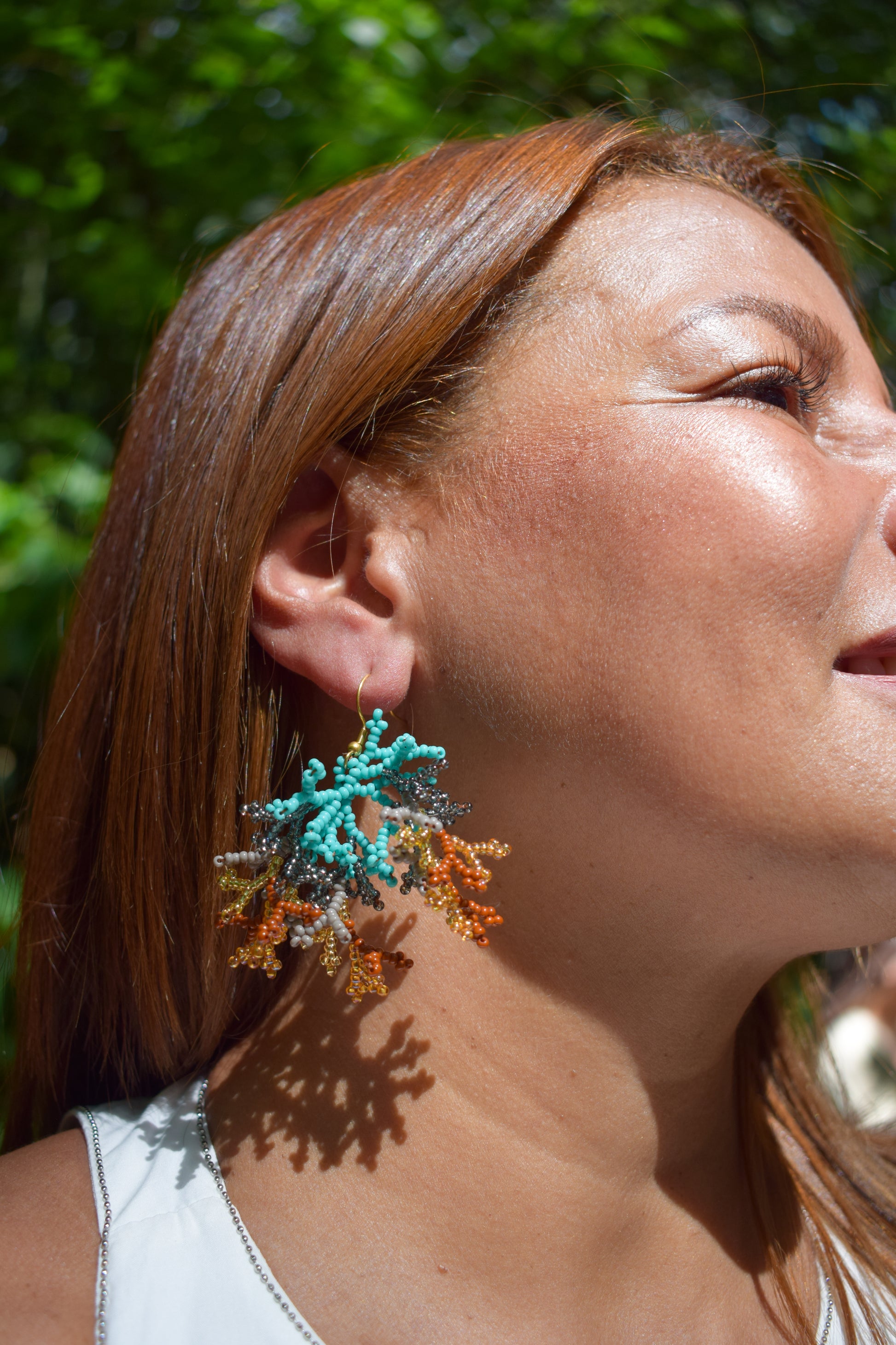 Mini Corals ✻ Inga Beaded Earrings