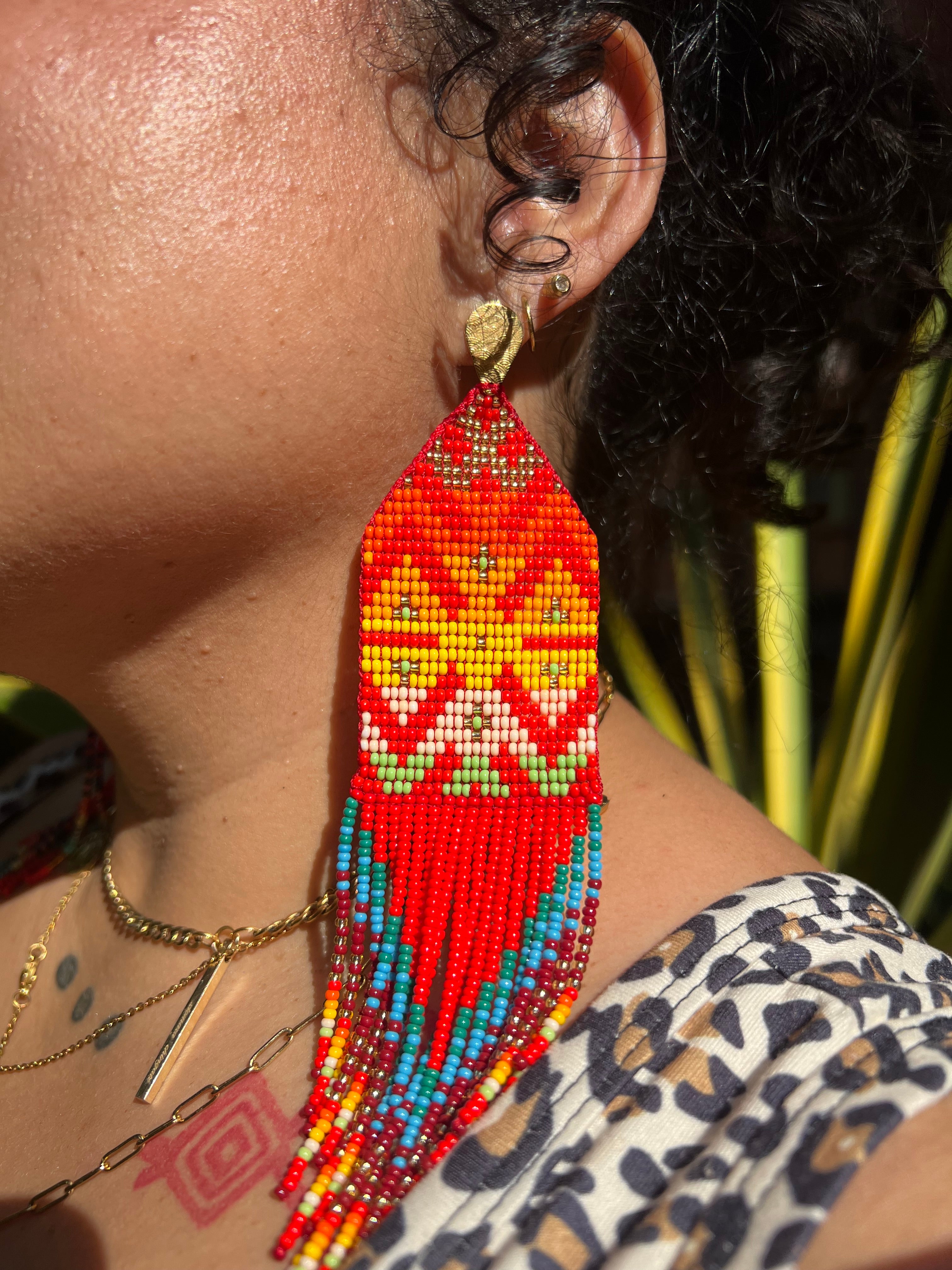 Maiz  ✻ Inga Beaded Earrings