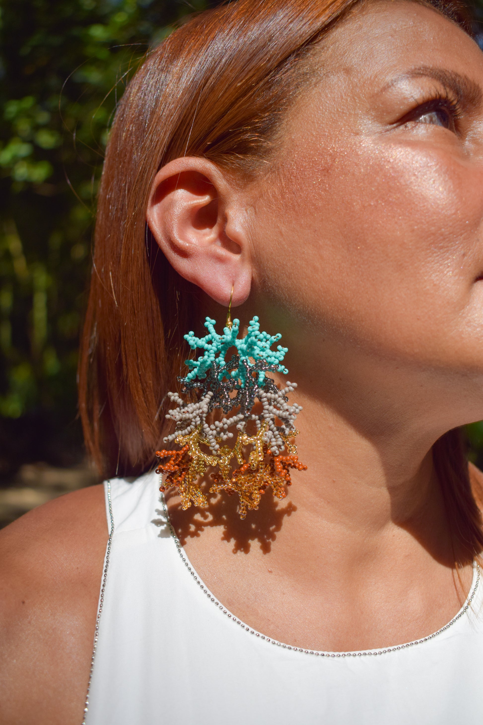 Corals ✻ Inga Beaded Earrings