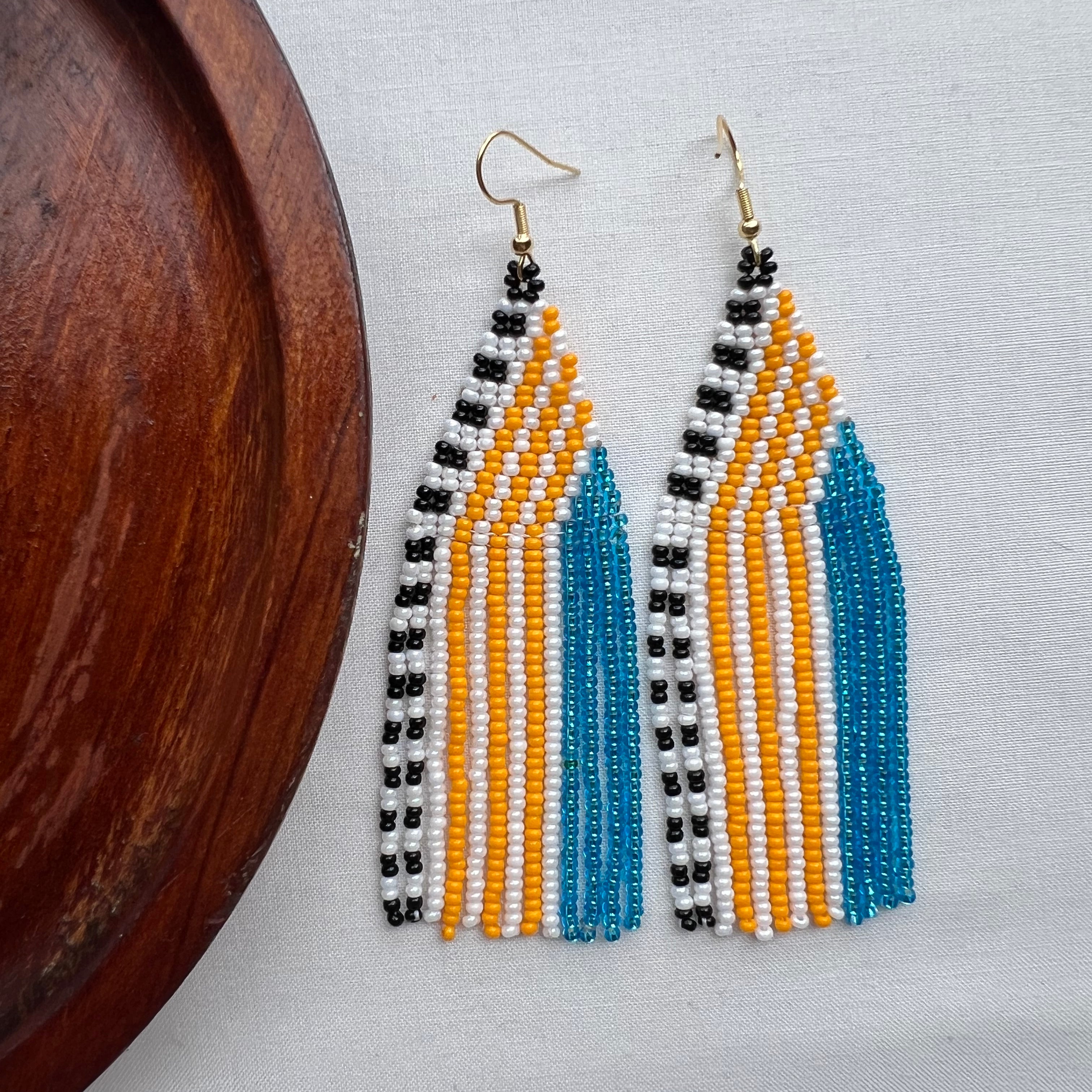 Retro ✻ Misak Beaded Earrings