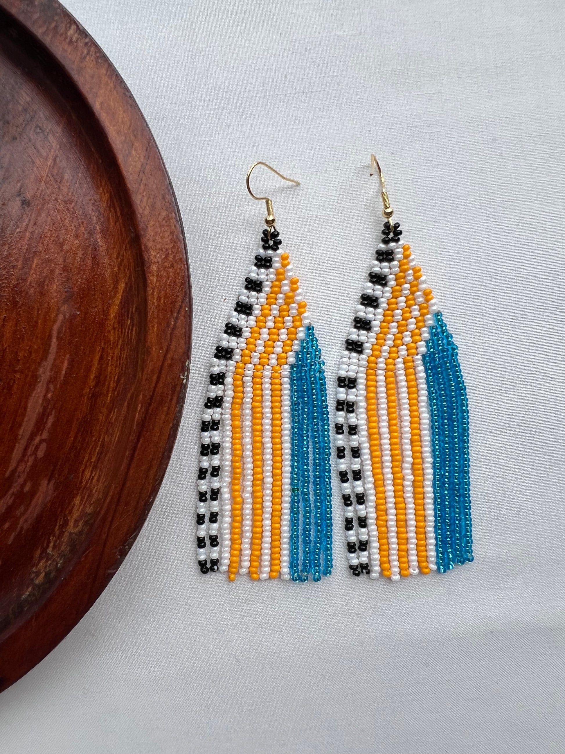 Retro ✻ Misak Beaded Earrings