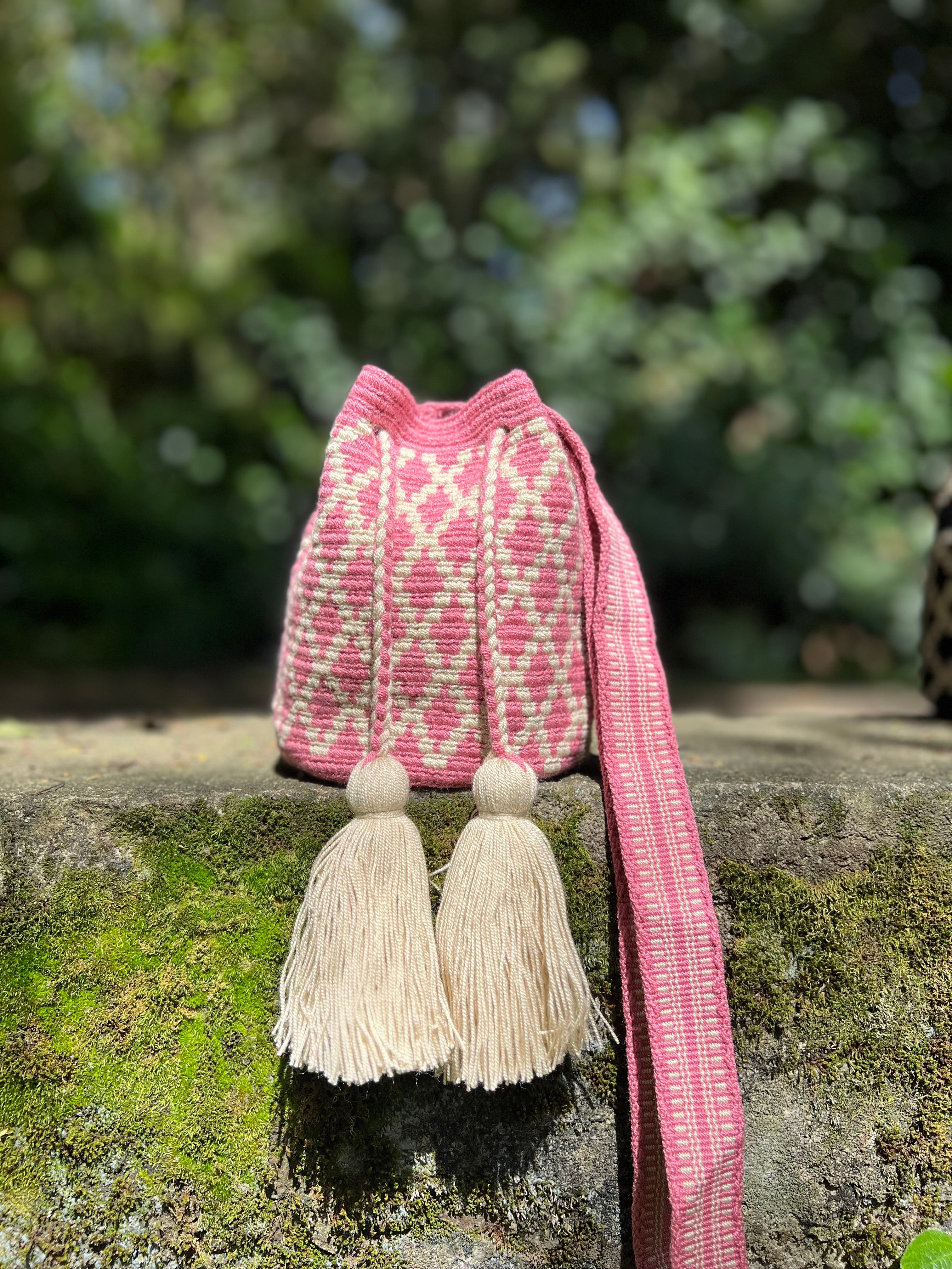 Rosal ✻ Mini Wayuu Mochila