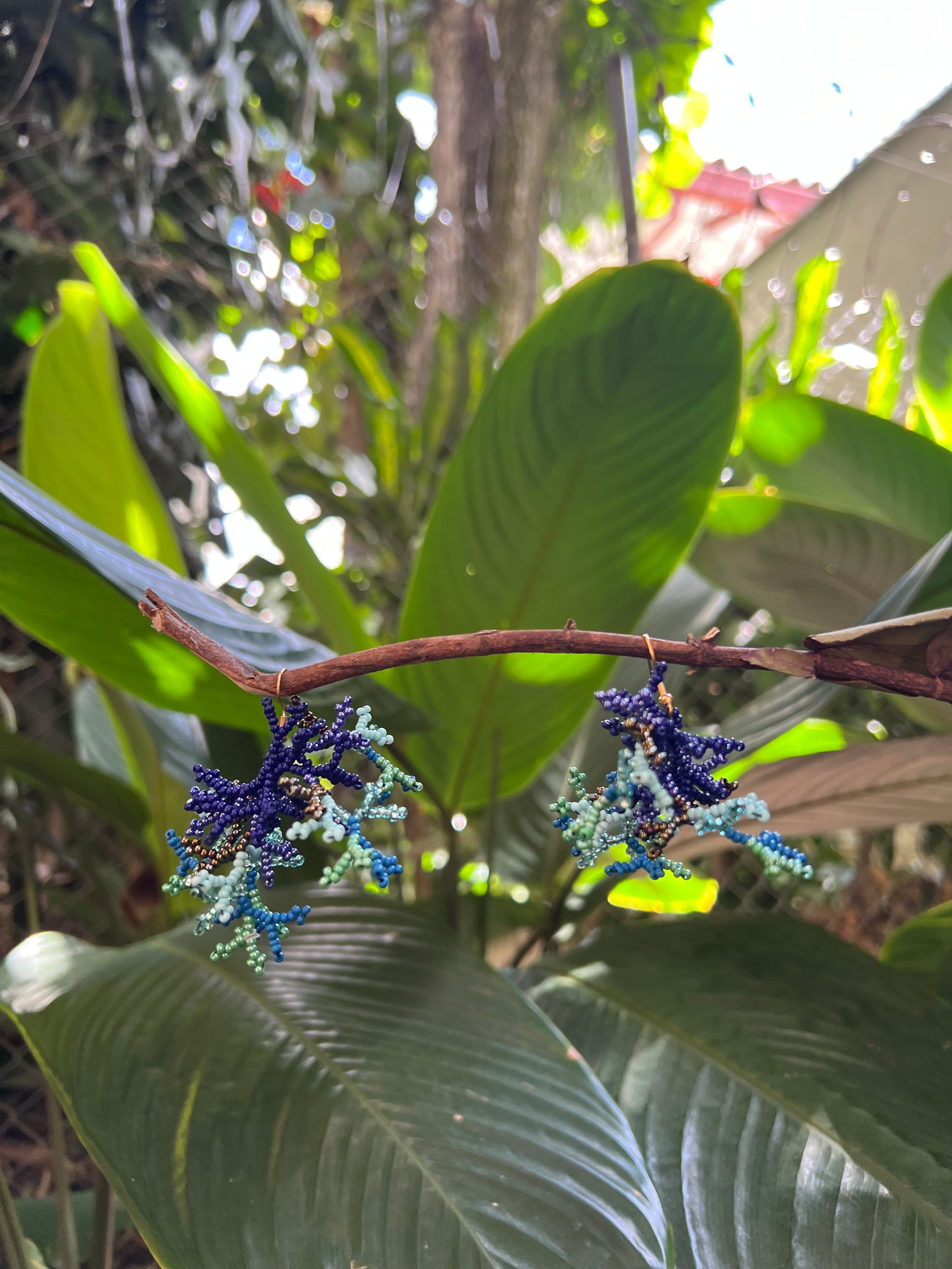 Mini Corals ✻ Inga Beaded Earrings