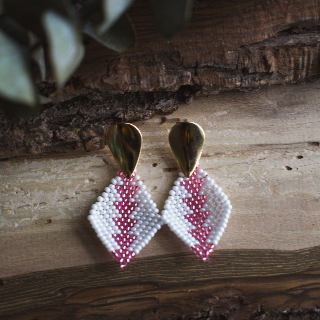 Diamante ✻ Misak Beaded Earrings