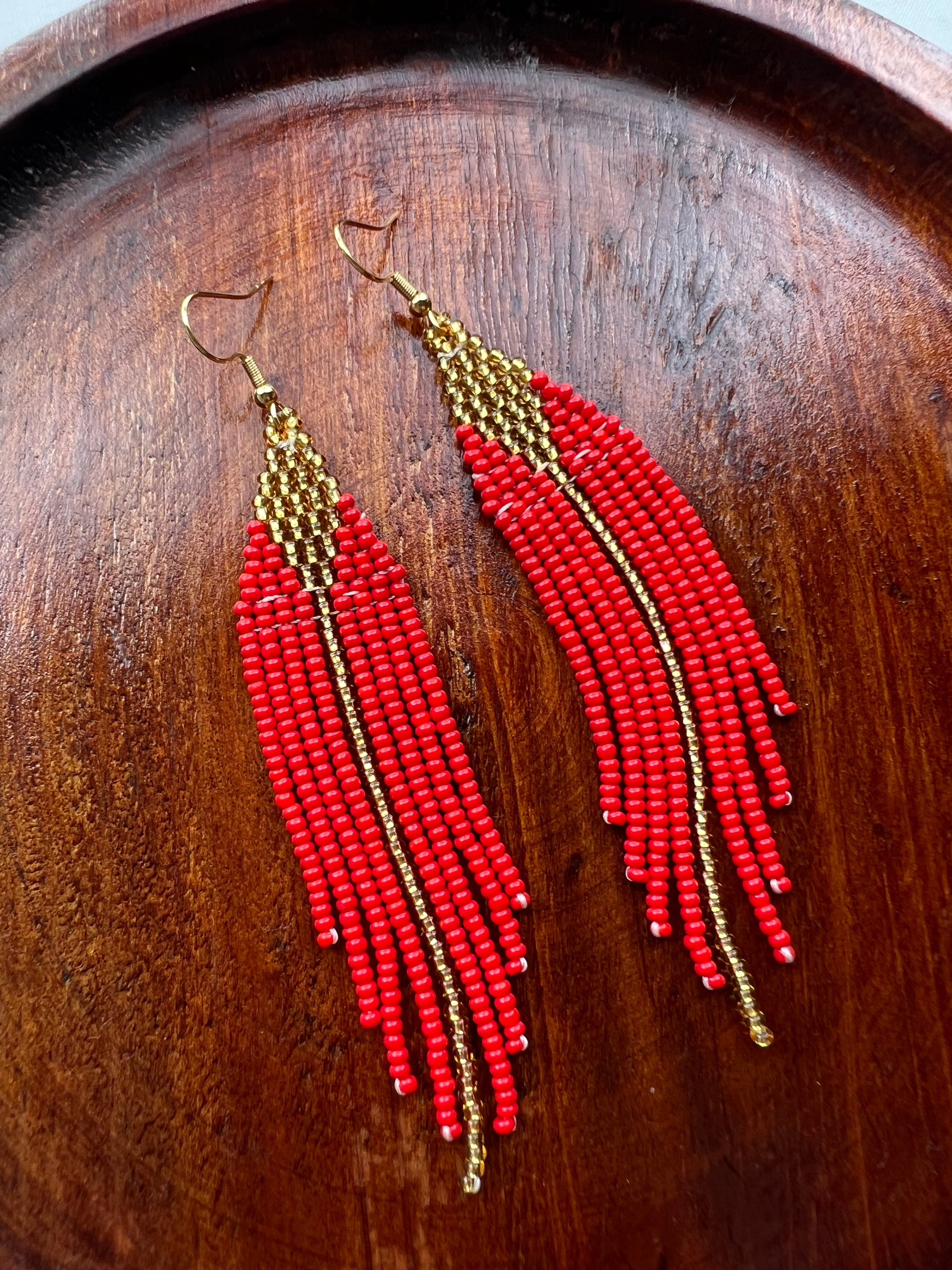 Rojita ✻ Misak Beaded Earrings