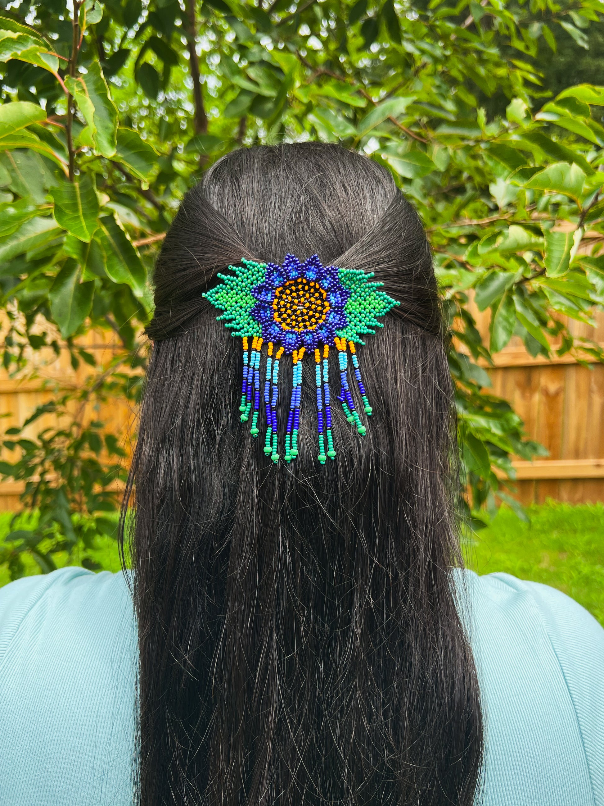 Flor Barrette ✻ Embera Beaded Hair Barrettes