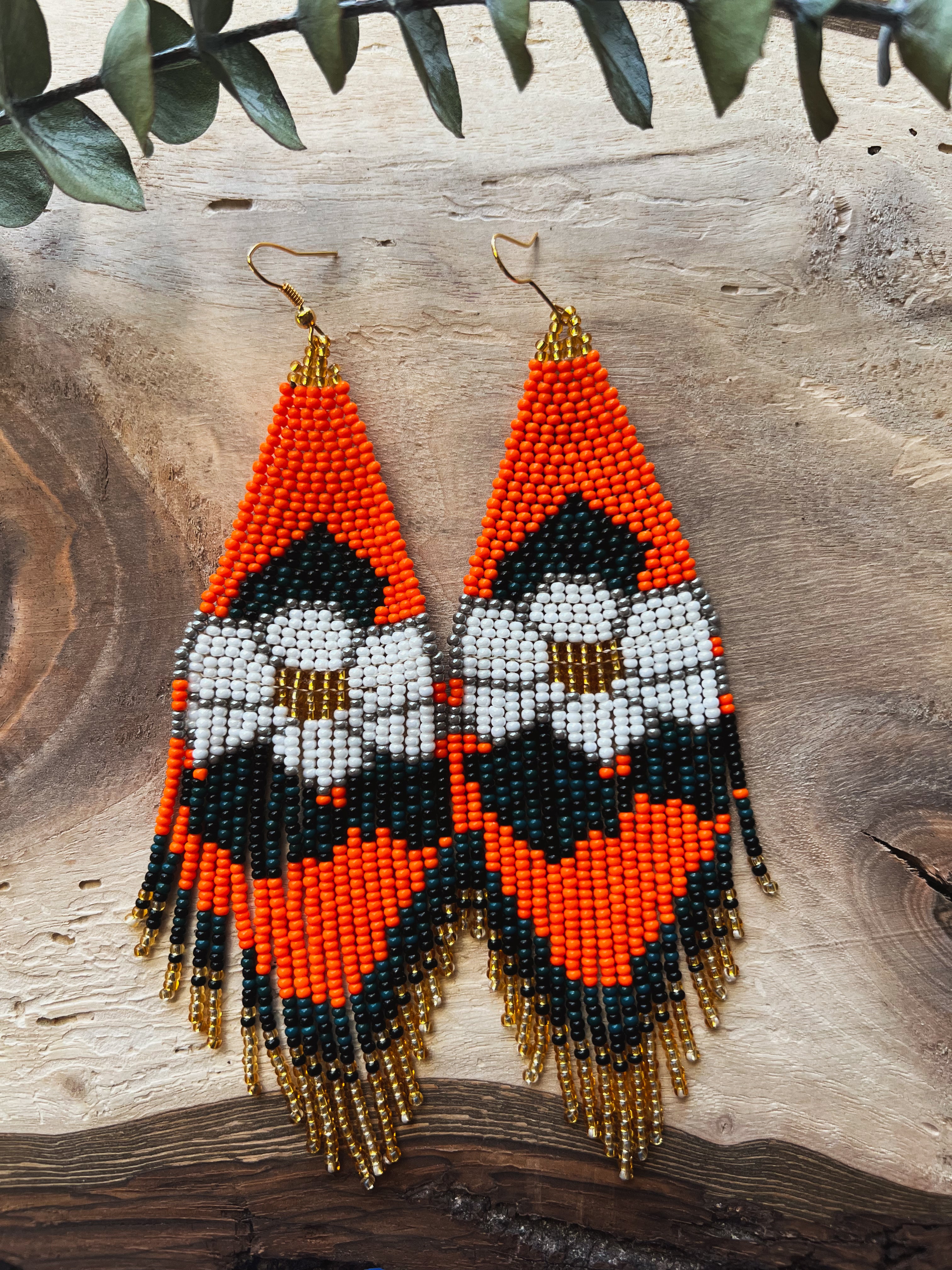 Dogwood ✻ Misak Beaded Earrings