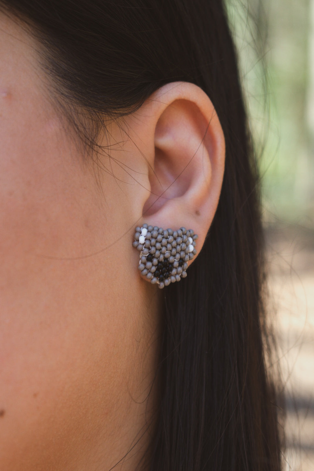 Koala Studs ✻ Embera Beaded Earrings