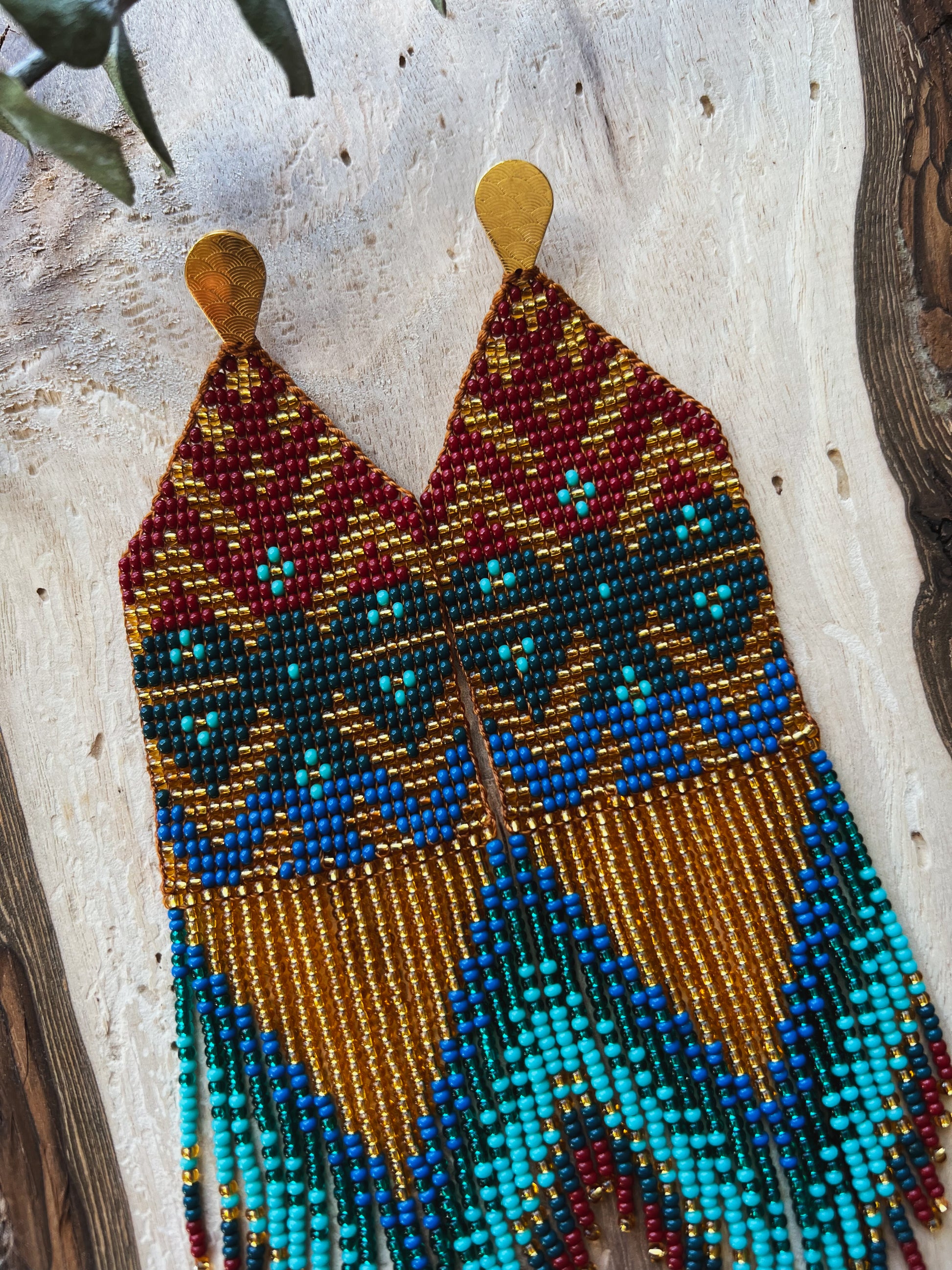 Maiz Aretes ✻ Inga Beaded Earrings