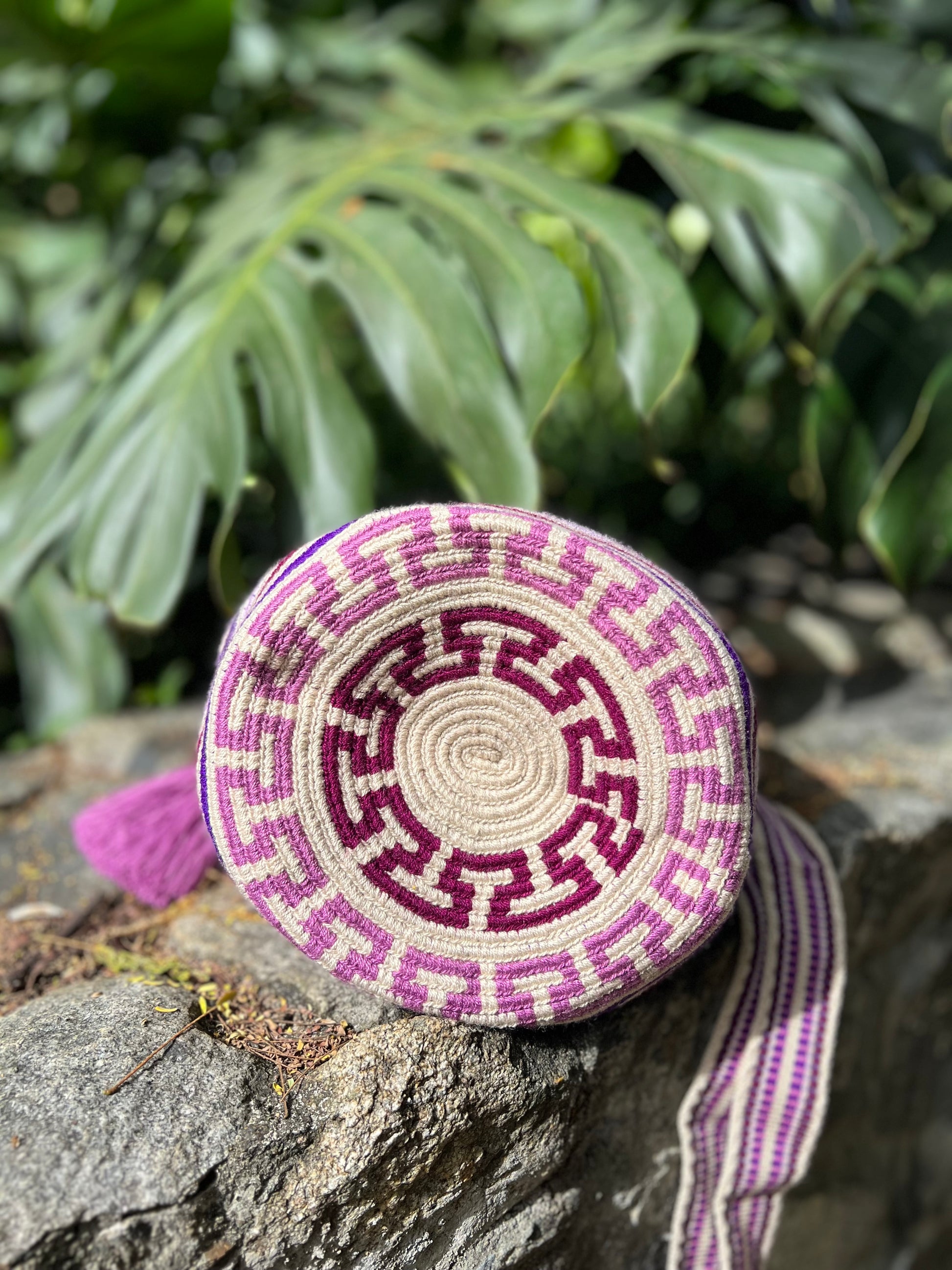 Striped ✻ Medium Wayuu Mochila