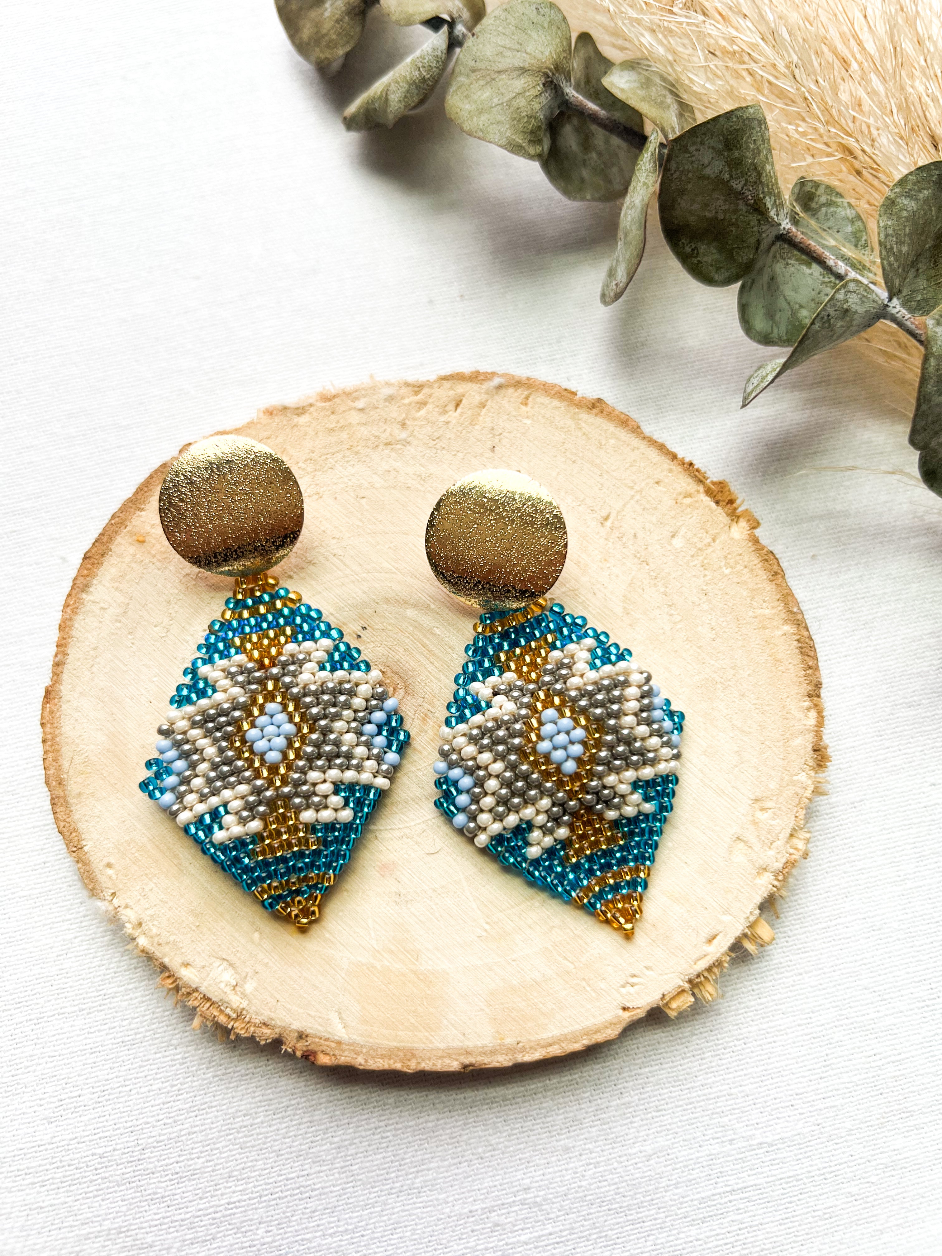 Diamante ✻ Misak Beaded Earrings
