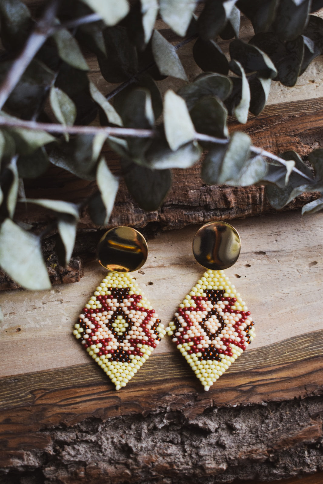 Diamante ✻ Misak Beaded Earrings