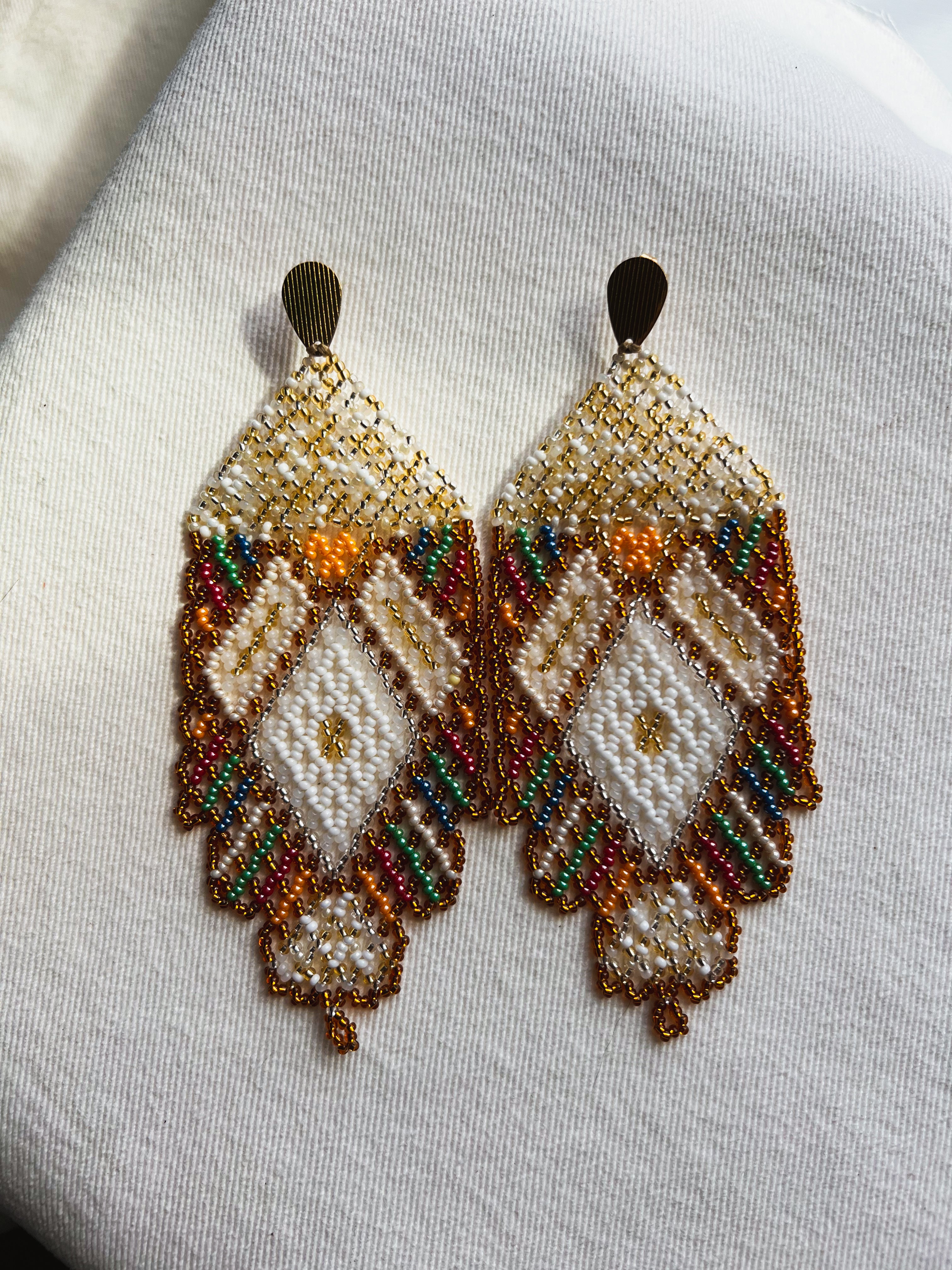 Lace-y ✻ Inga Beaded Earrings