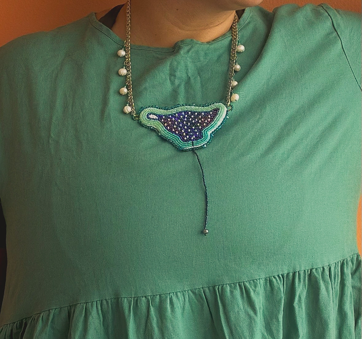 Spotted Eagle Ray Necklace ✻ Stinging Ray Collection (MADE TO ORDER)