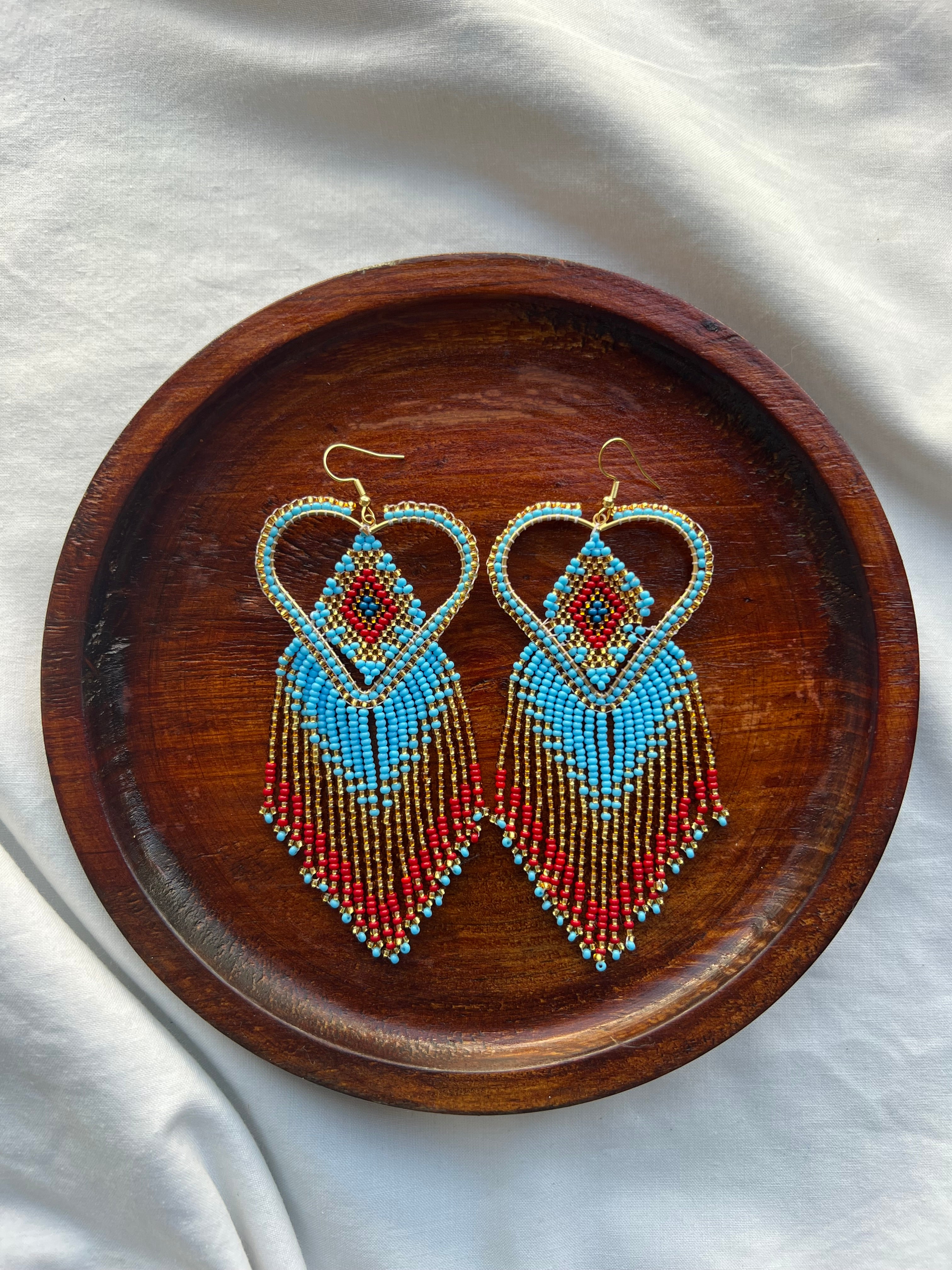 Mi Corazón ✻ Misak Beaded Earrings